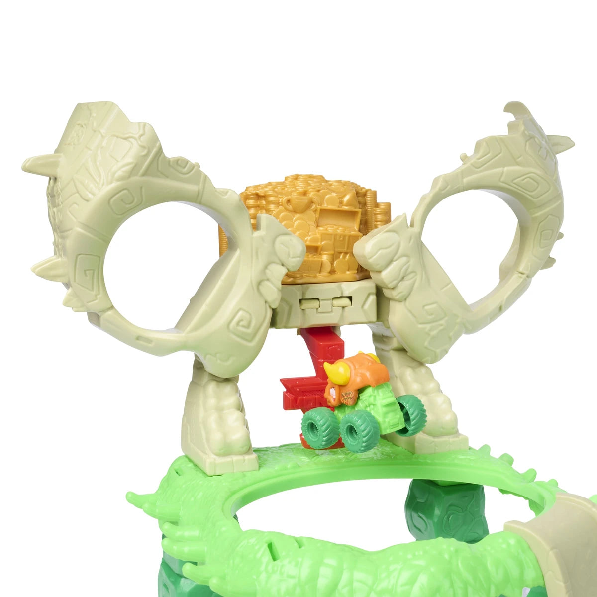 Monster Jam Mini Jams Crash 'N Crumble Jungle Playset