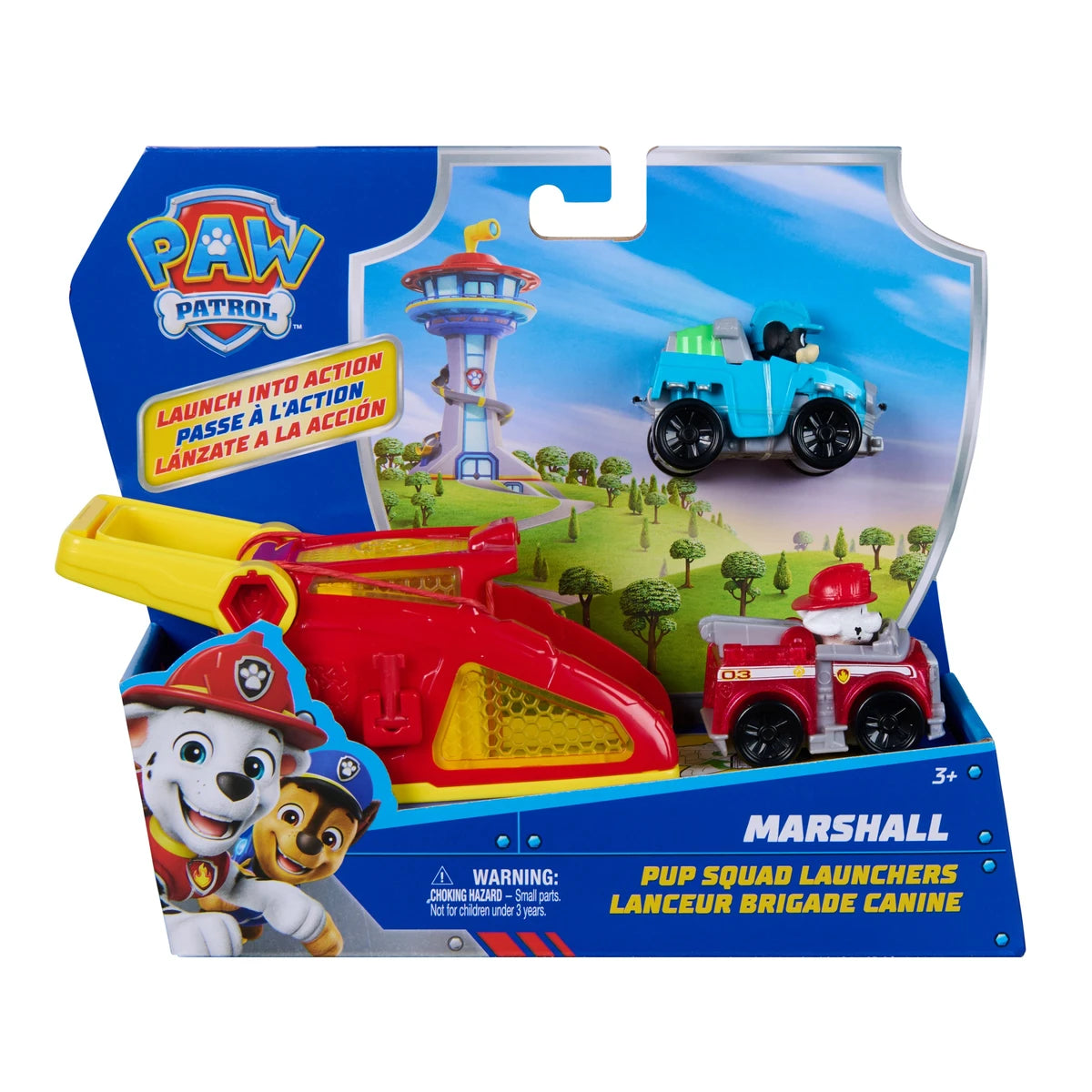 Paw Patrol Pup Squad Vehicle Launcher Asst.