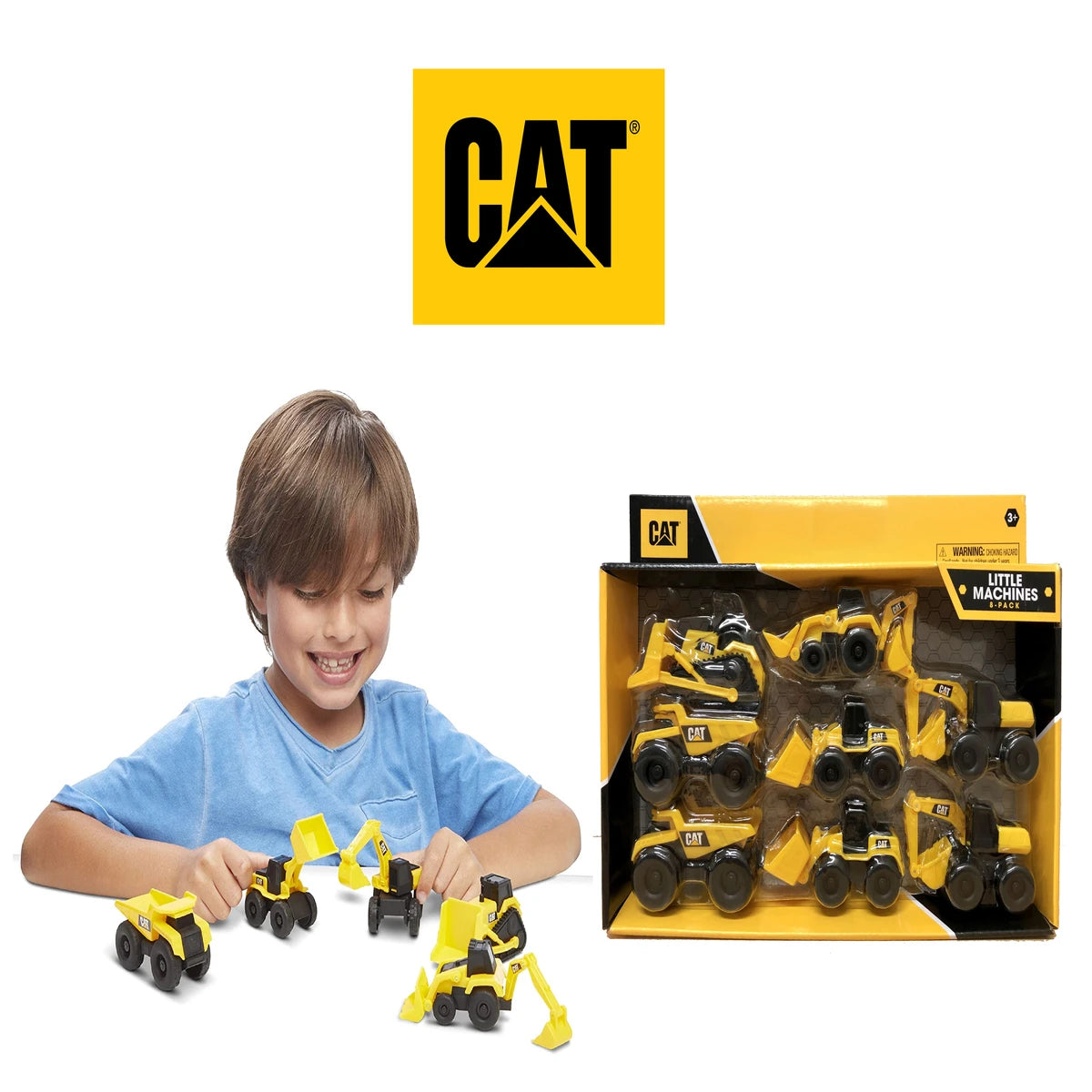 CAT MINI MACHINES 3 MEGAPACK 8PACK