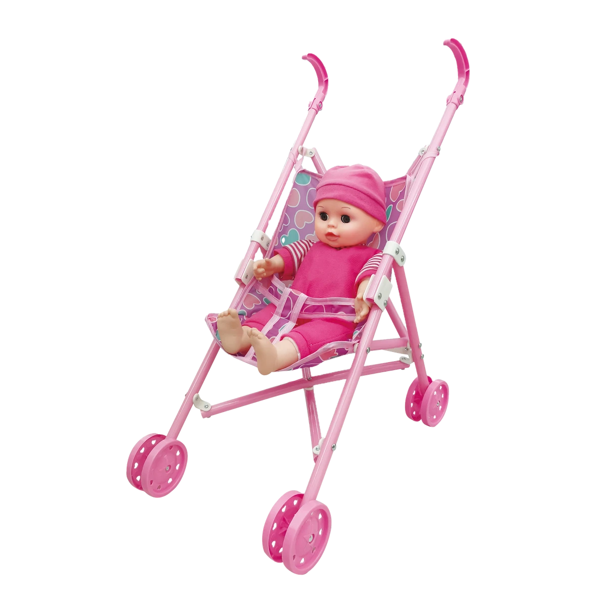 BABY AMOURA VALUE DOLL STROLLER B/O 14