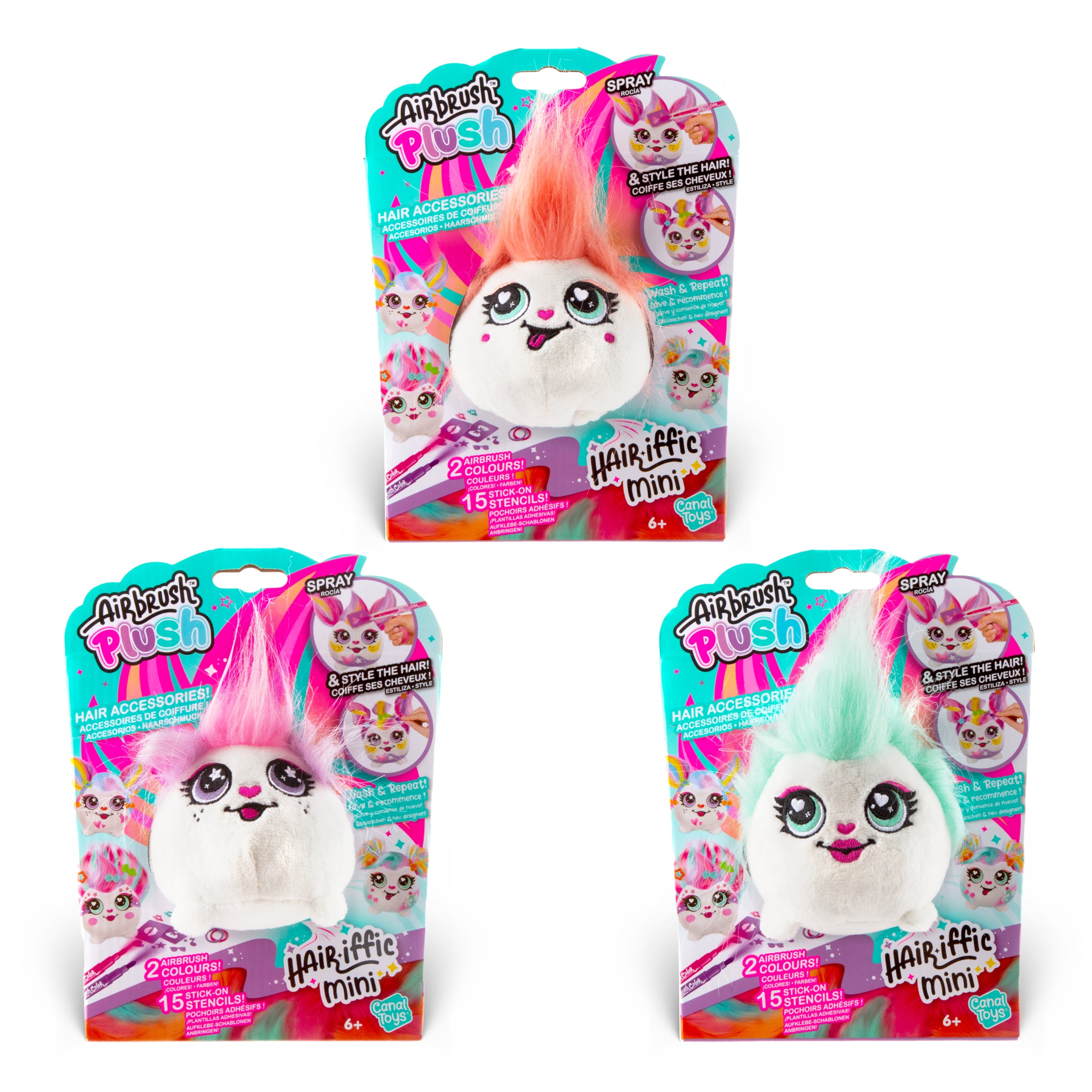 Airbrush Plush - Hair'iffic Mini 1-Pack