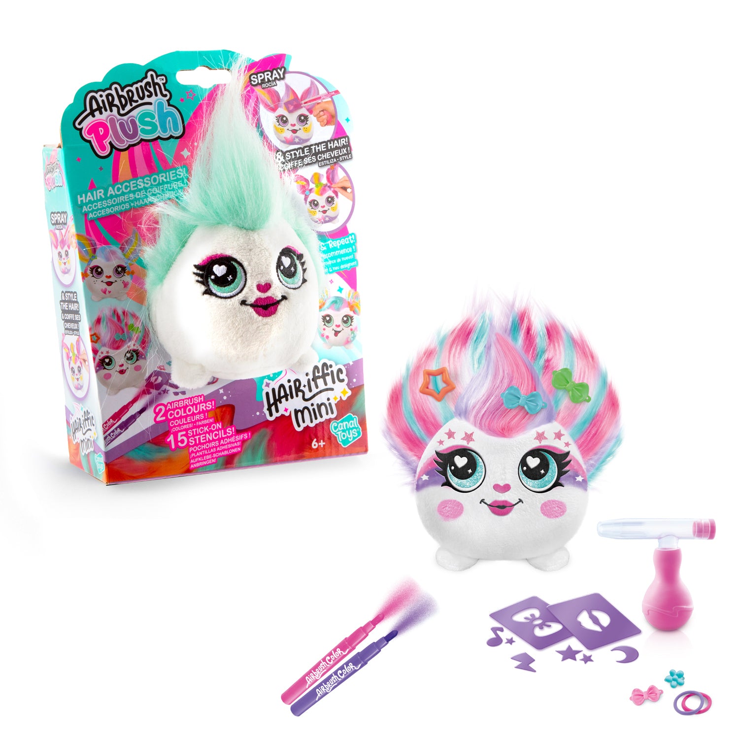 Airbrush Plush - Hair'iffic Mini 1-Pack