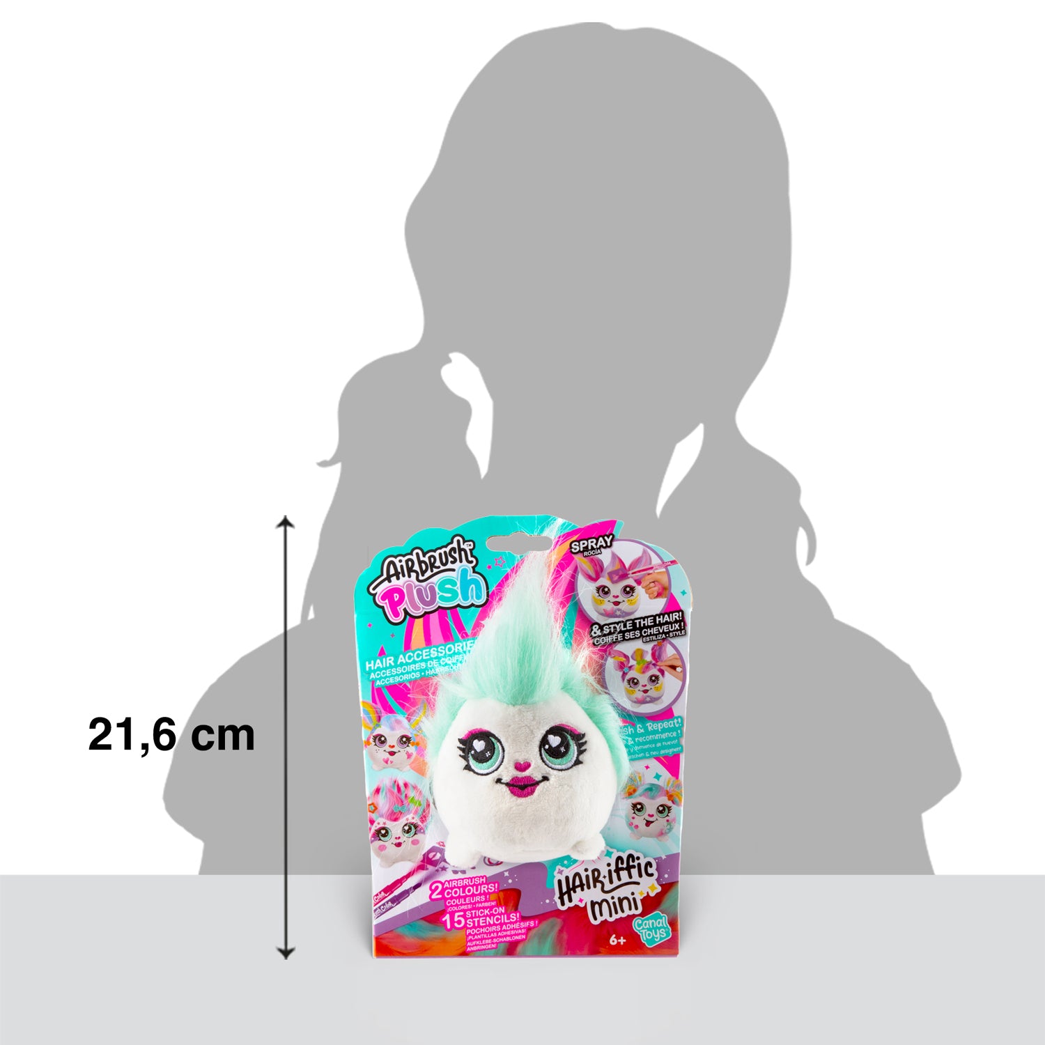 Airbrush Plush - Hair'iffic Mini 1-Pack