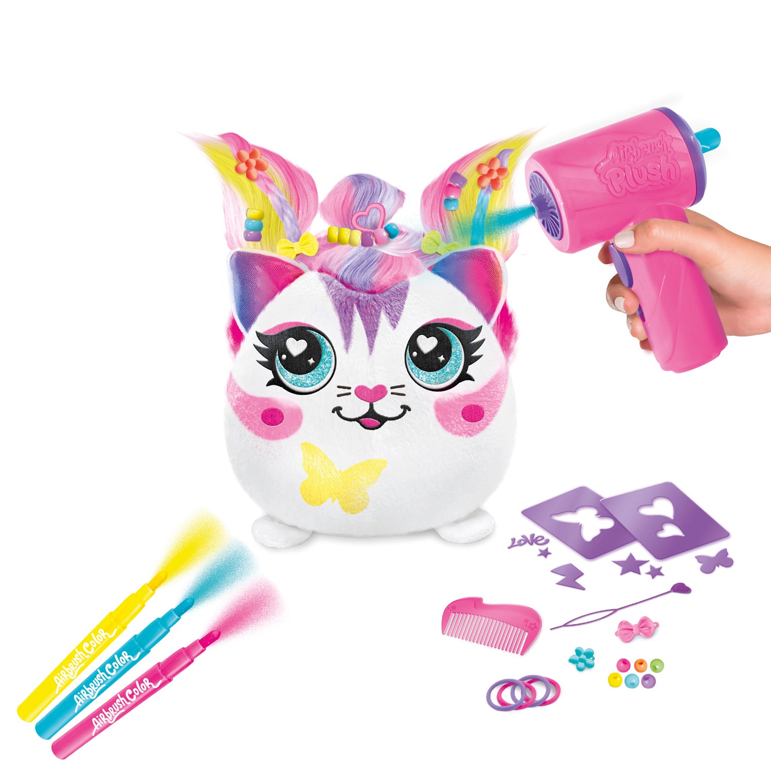 Airbrush Plush - Hair'iffic Squish Pal