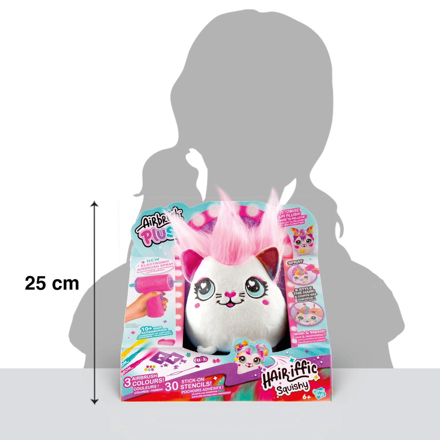 Airbrush Plush - Hair'iffic Squish Pal