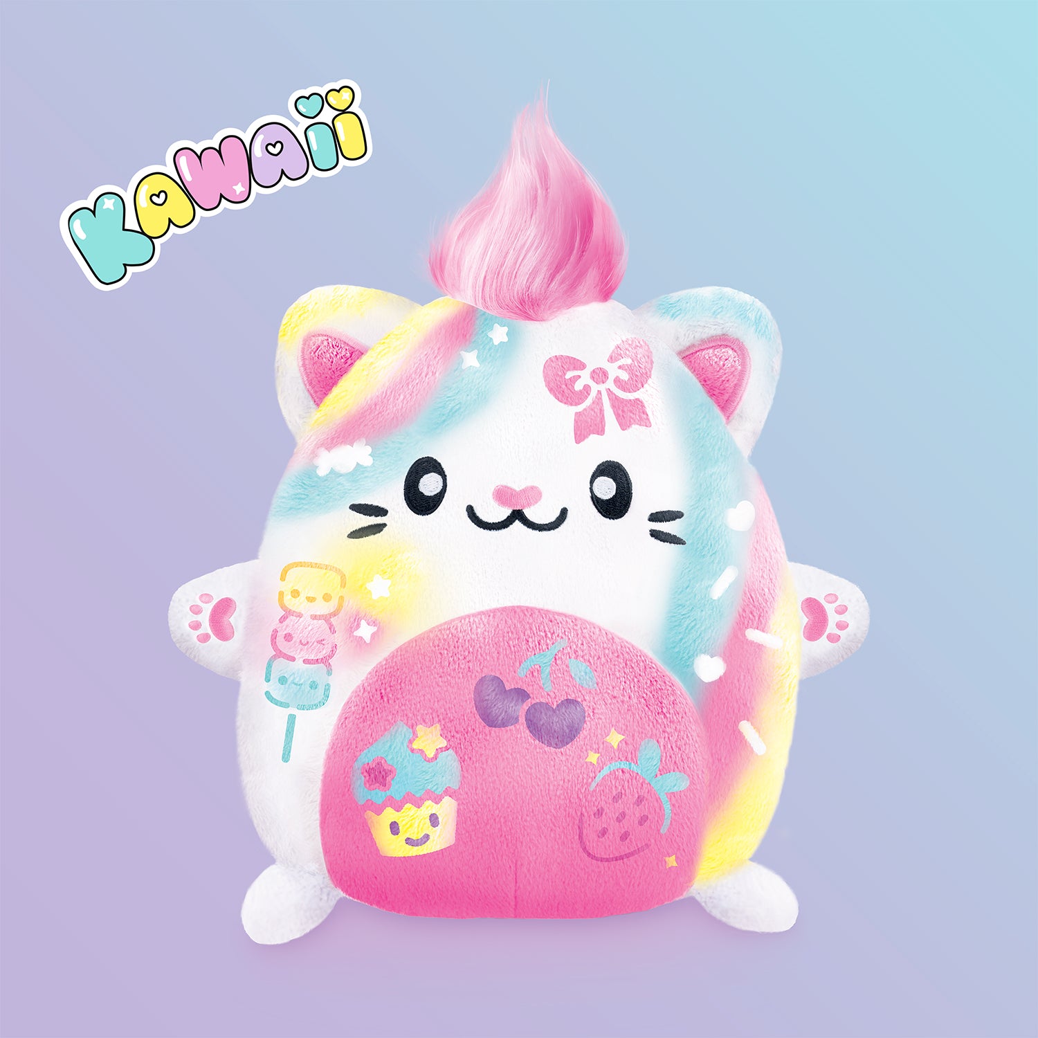 Airbrush Plush - Kawaii Kitty