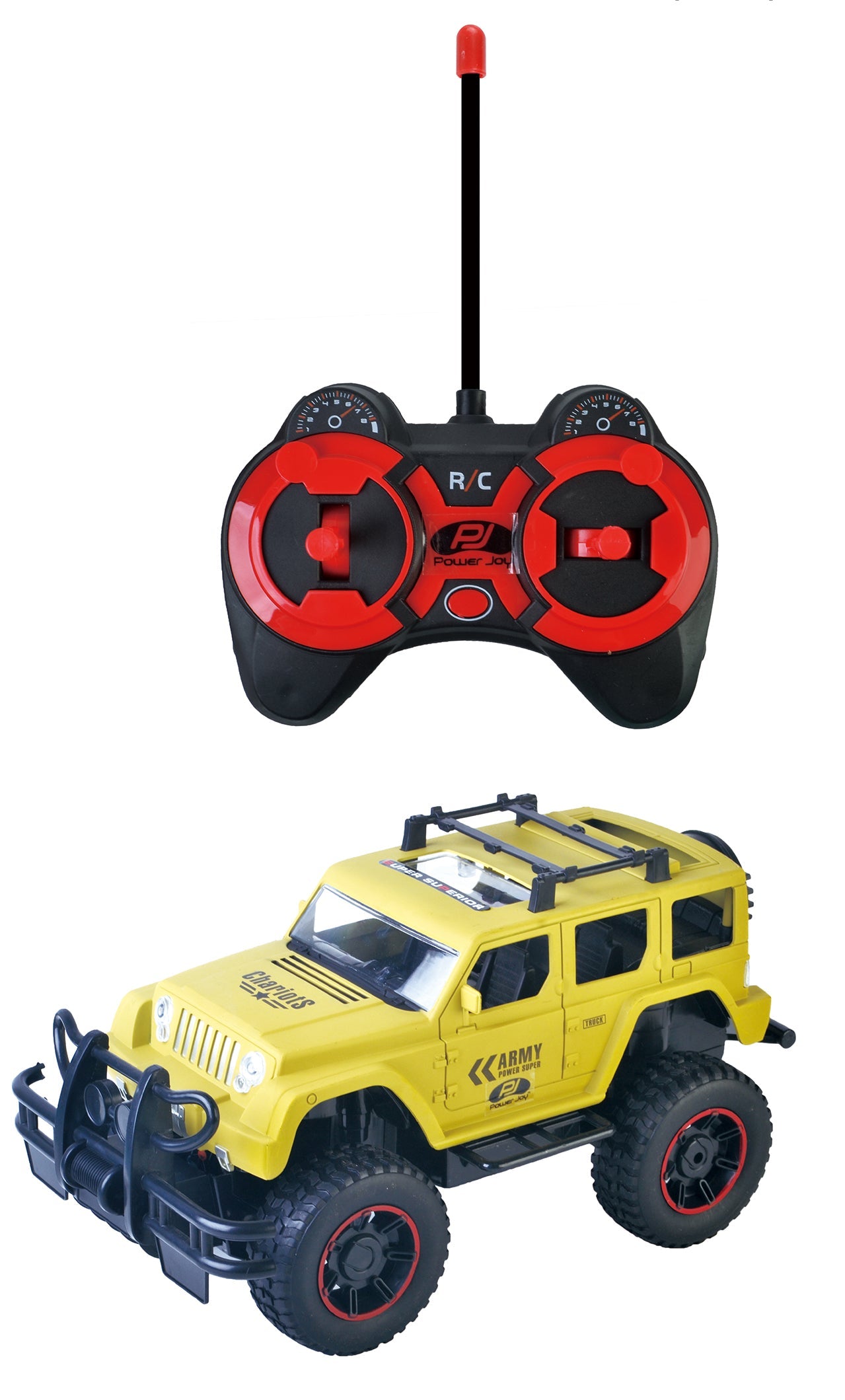 P.JOY RC JEEP WITH LIGHTS 1/12 BPC