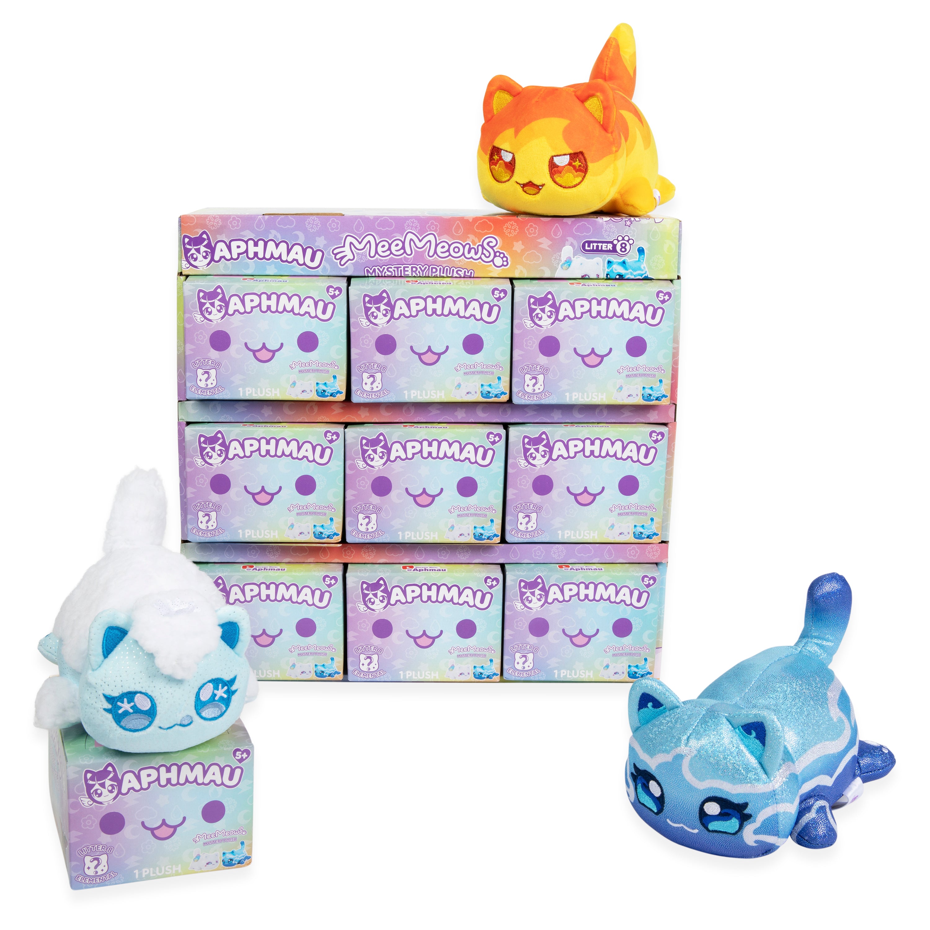 Aphmau Mystery MeeMeow Plush Elemental 6inch (S8)