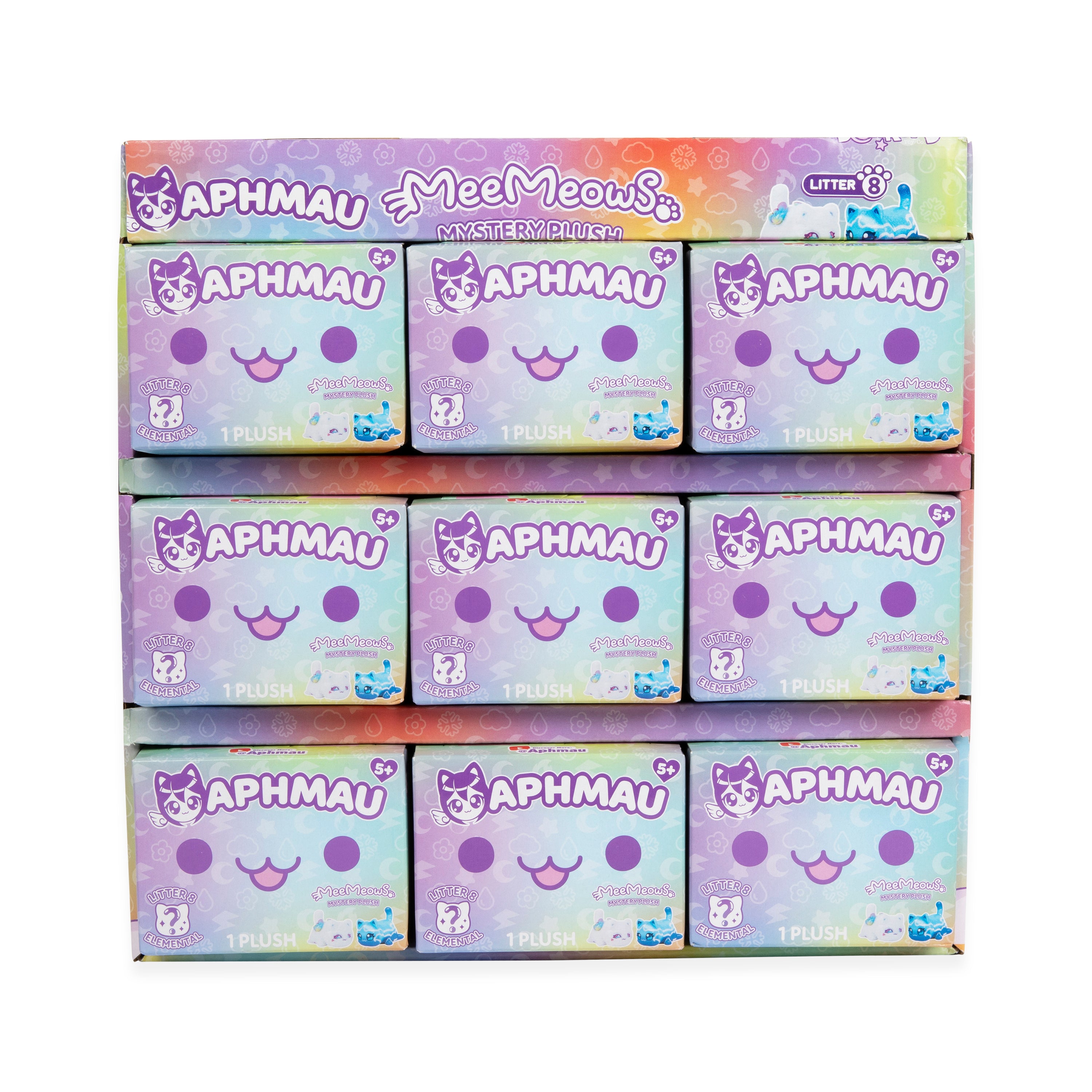 Aphmau Mystery MeeMeow Plush Elemental 6inch (S8)