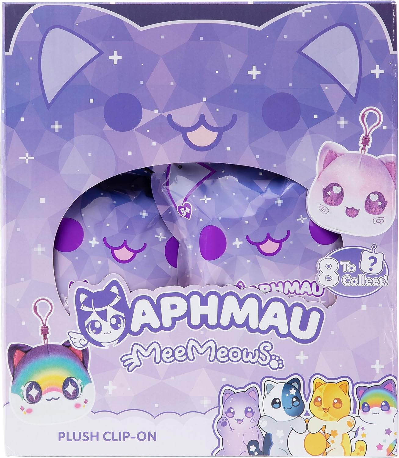Aphmau Mystery MeeMeows Plush Clip-on