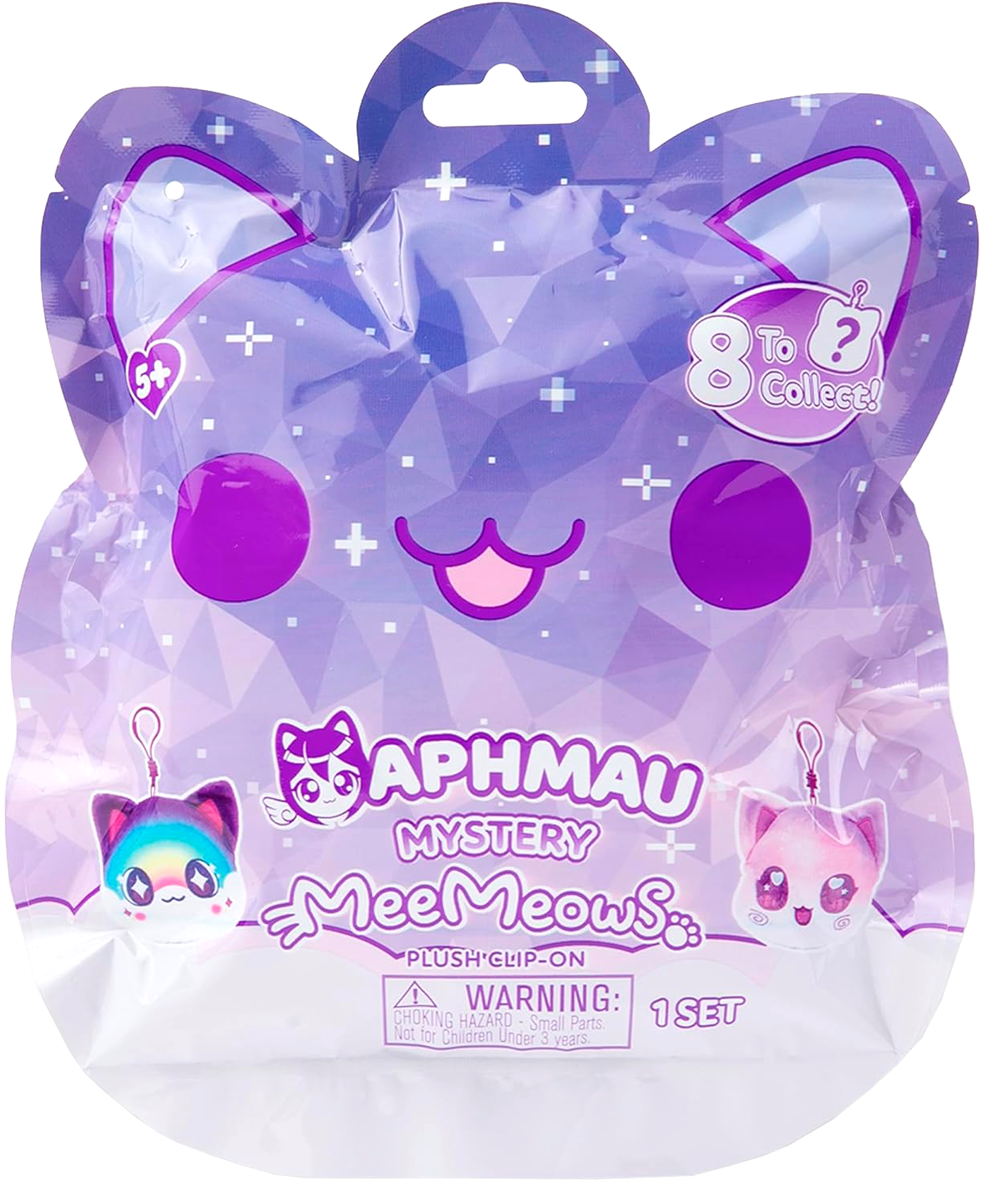Aphmau Mystery MeeMeows Plush Clip-on