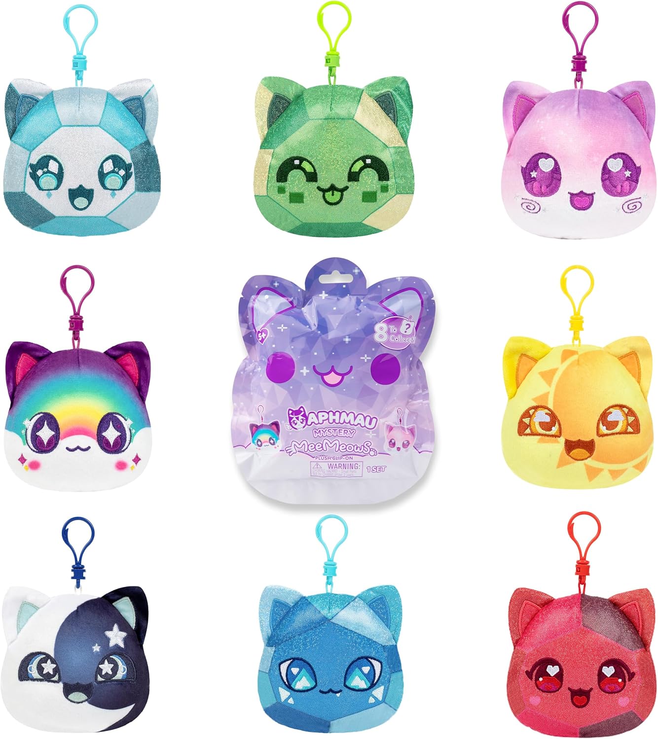 Aphmau Mystery MeeMeows Plush Clip-on