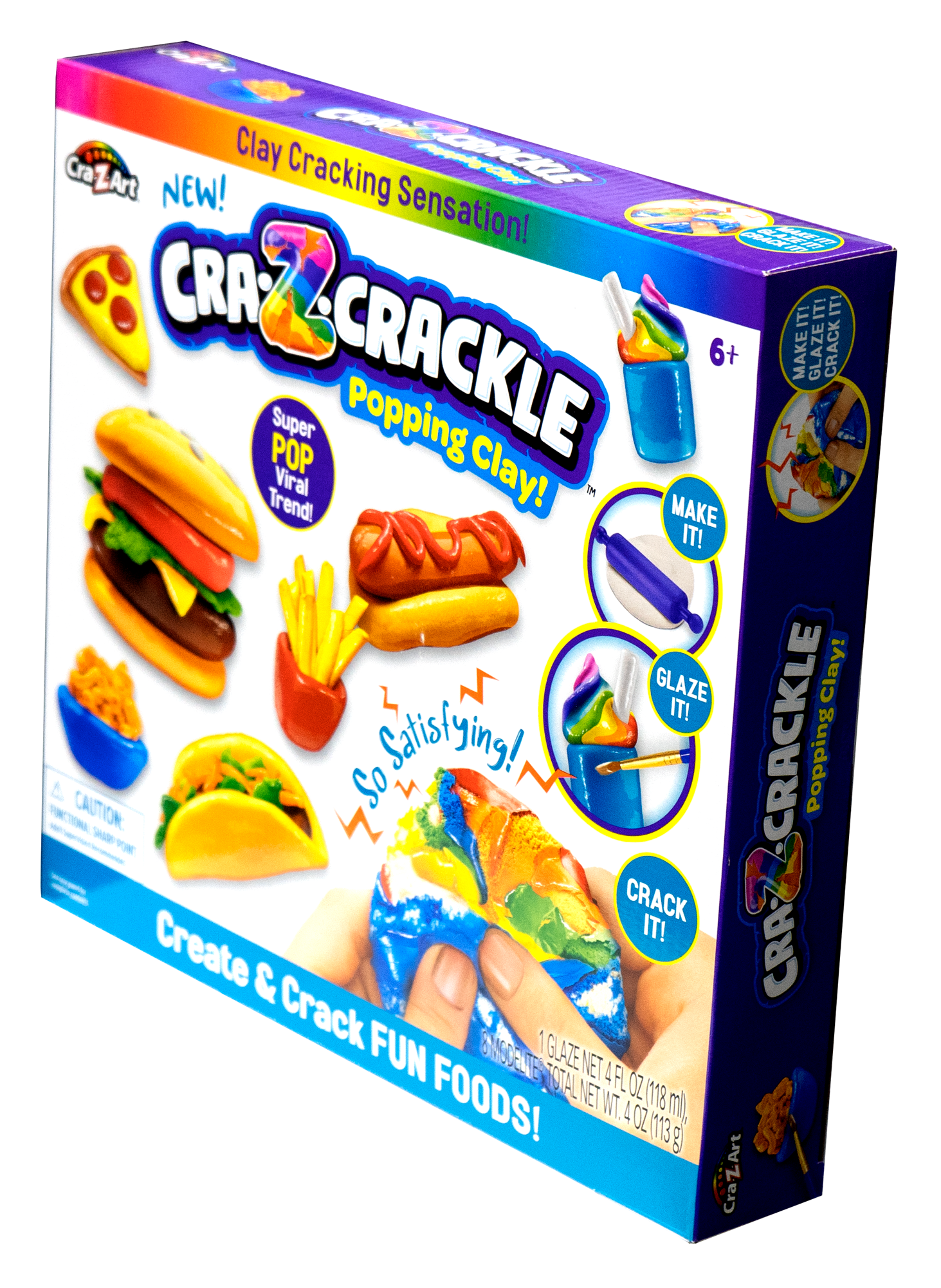 Cra-Z-Crackle Clay Create & Crack Fun Foods