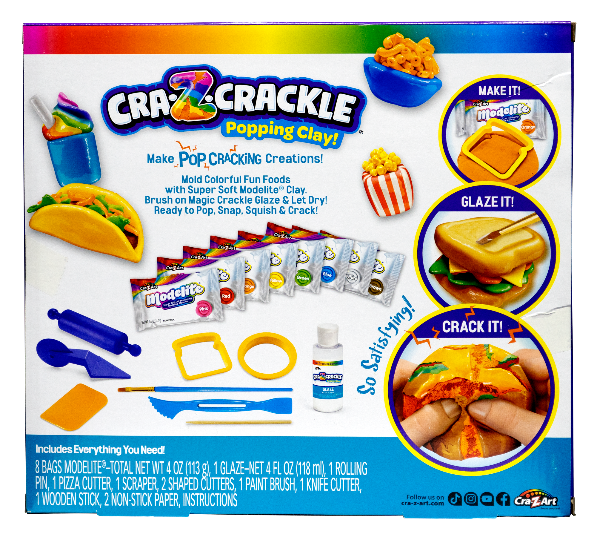 Cra-Z-Crackle Clay Create & Crack Fun Foods