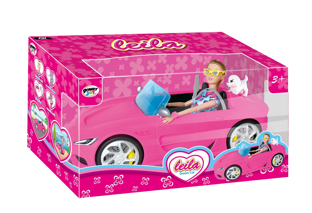 P.JOY LEILA DREAM CAR 35CM + DOLL