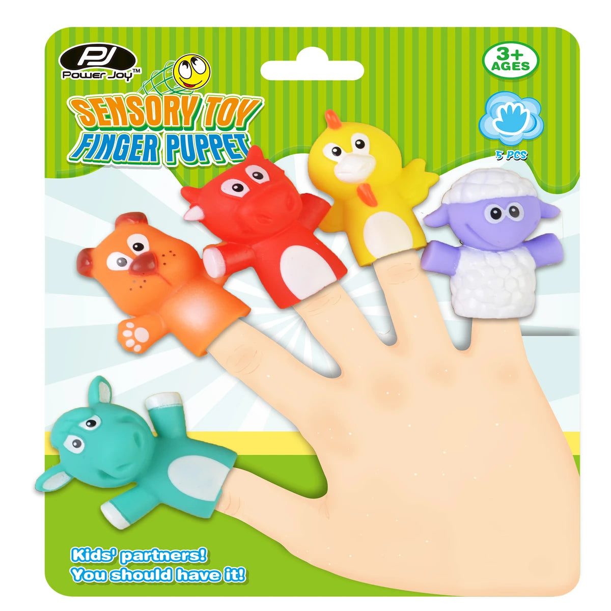 P.JOY SENSORY TOY FINGER PUPPET 5PCS