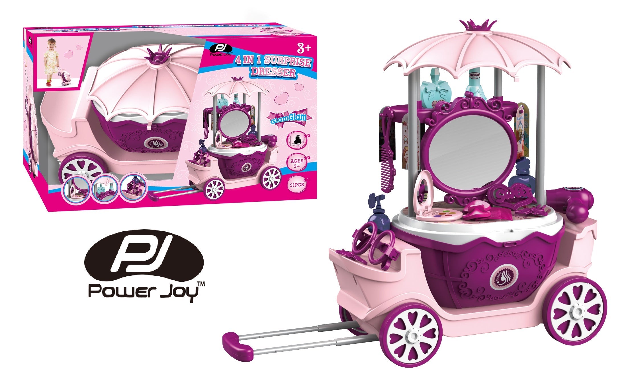 P.JOY GLAMGLAM SURPRISE DRESSER 4IN1