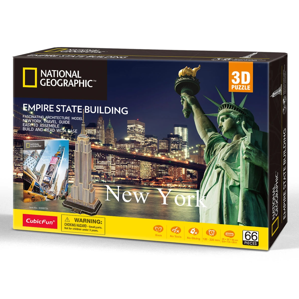 NGEO 3D PUZZLE EMPIRE STATE BUILDING 66P