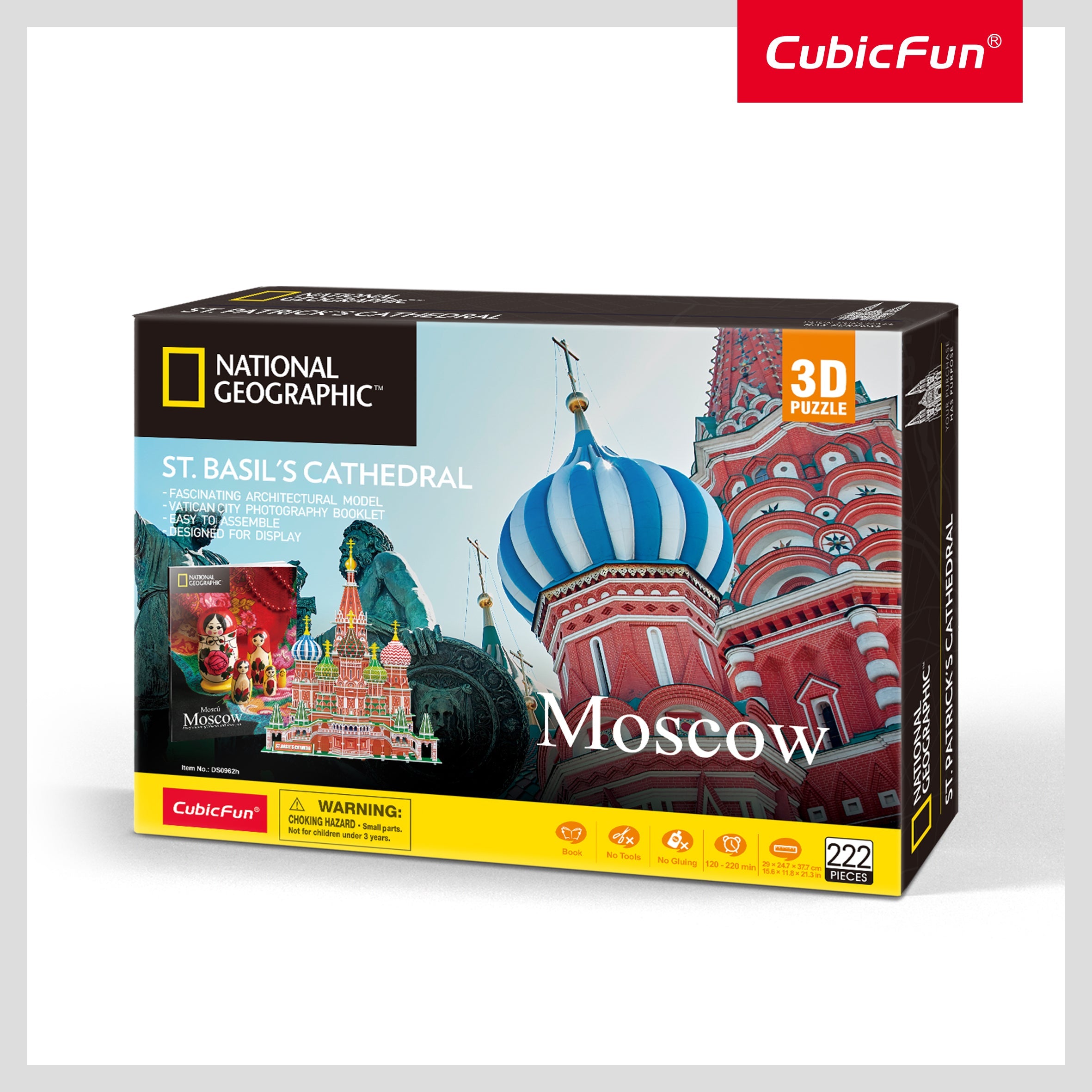 NGEO 3D PUZZLE ST.BASILS CATHEDRAL 222