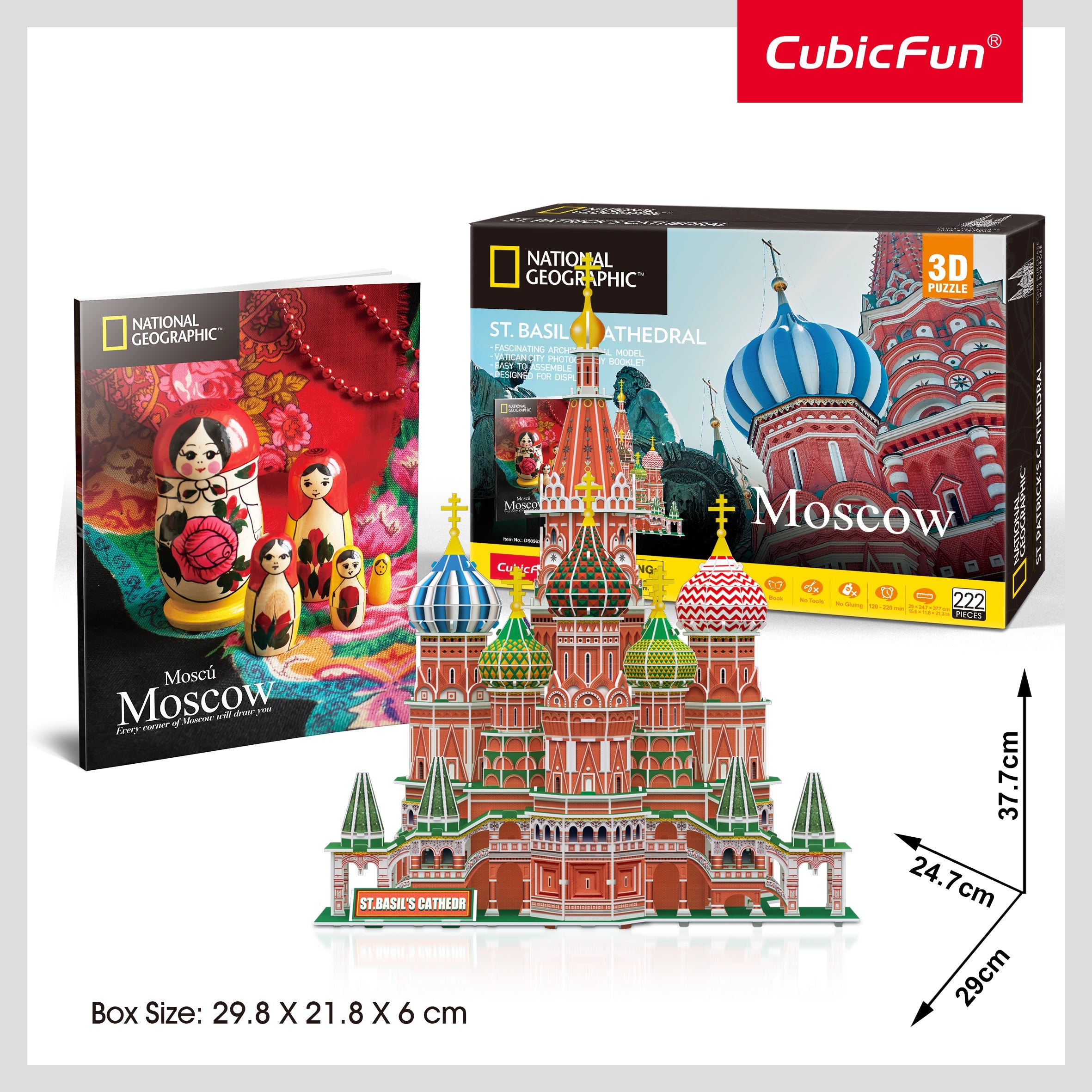 NGEO 3D PUZZLE ST.BASILS CATHEDRAL 222
