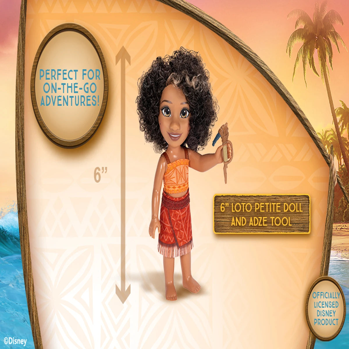 MOANA2 MOANA&LOTO PETITE SET 6" 2ASST
