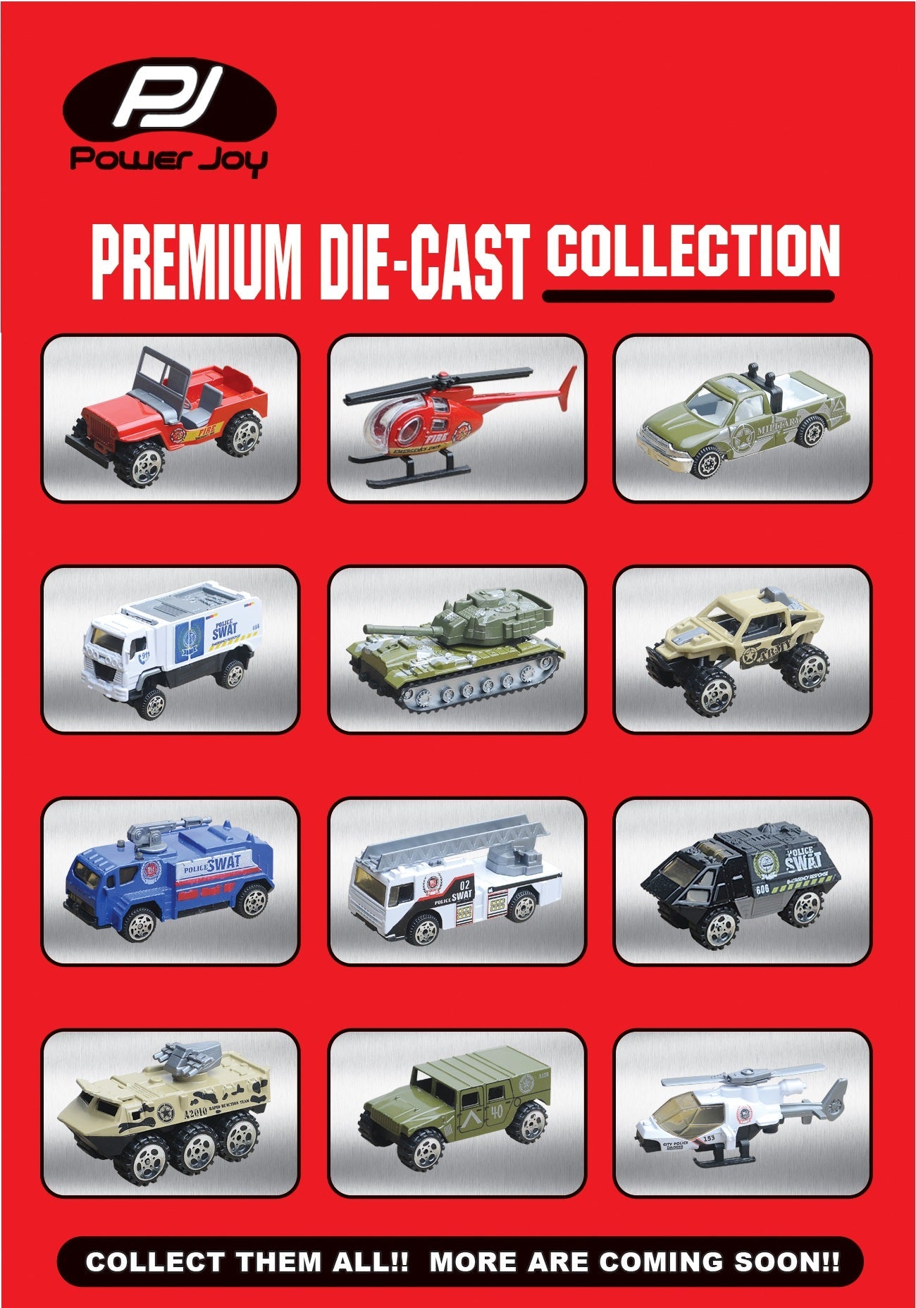P.JOY V.VROOM DIECAST PREMIUM 5IN1 1/64