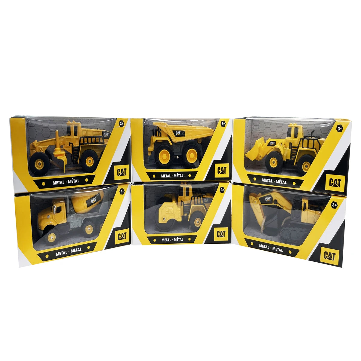 CAT DIE CAST METAL SINGLE 4  6ASST