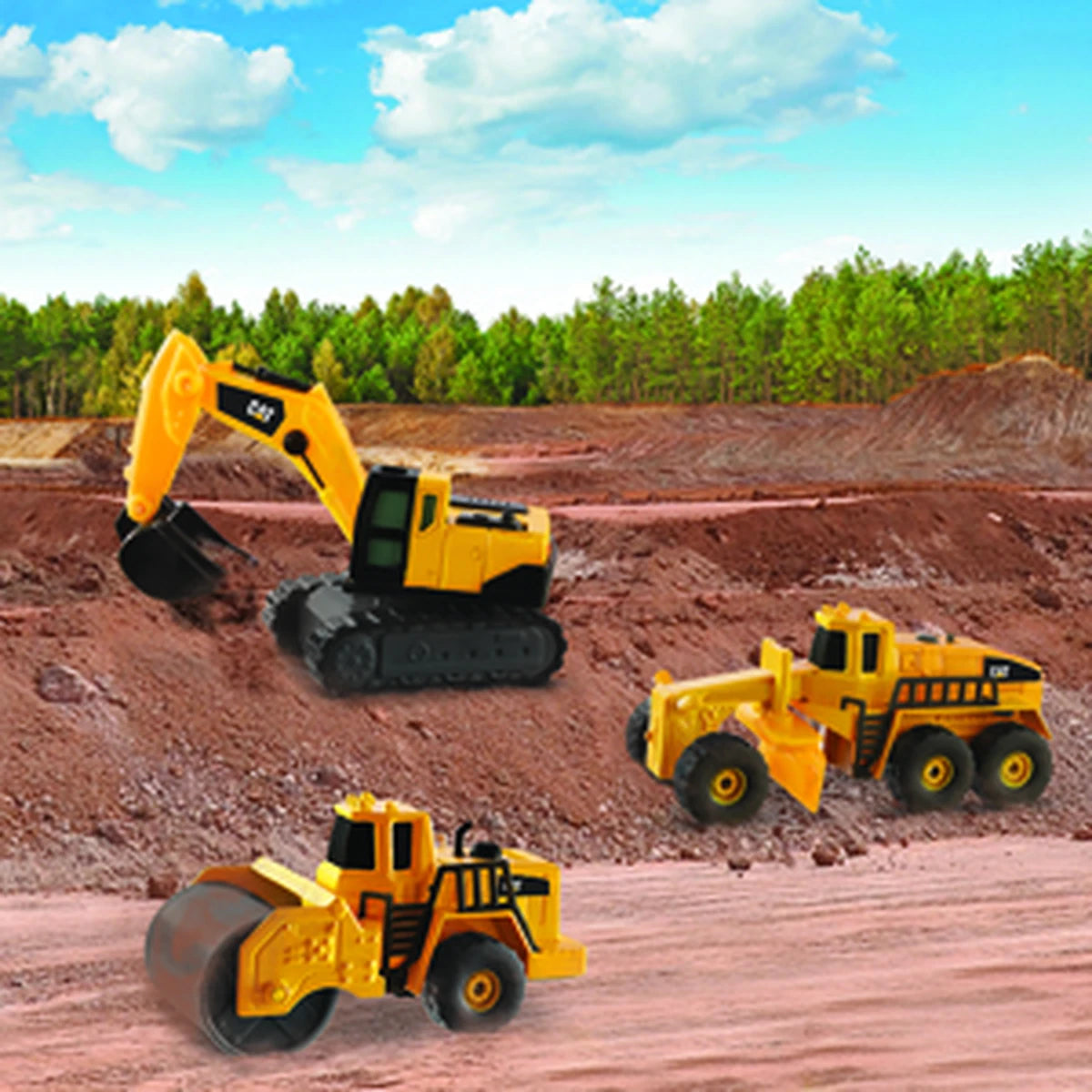 CAT DIE CAST METAL 4 3 PACK ASST