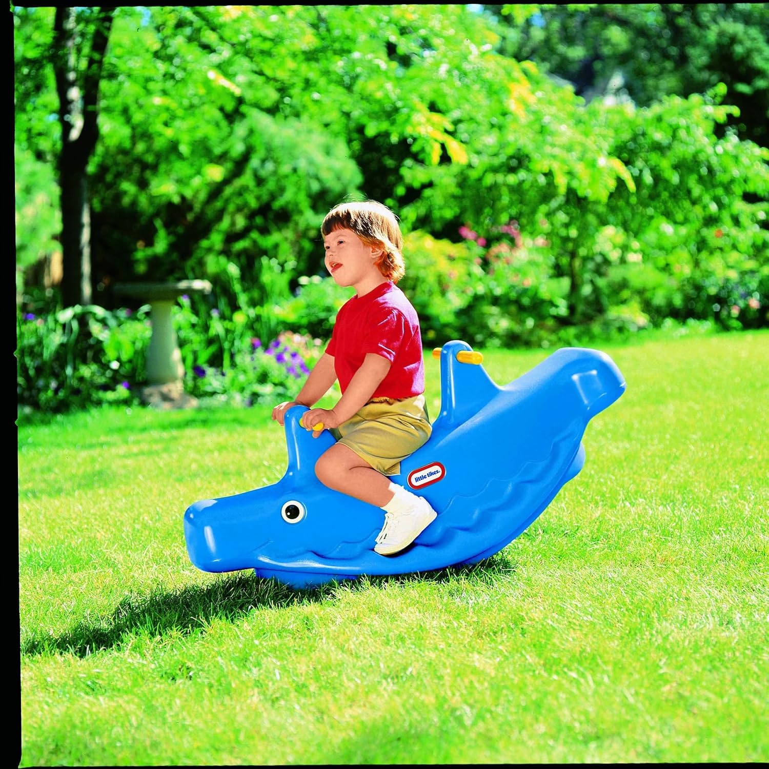 Little Tikes Whale Teeter Totter-Blue 1pk