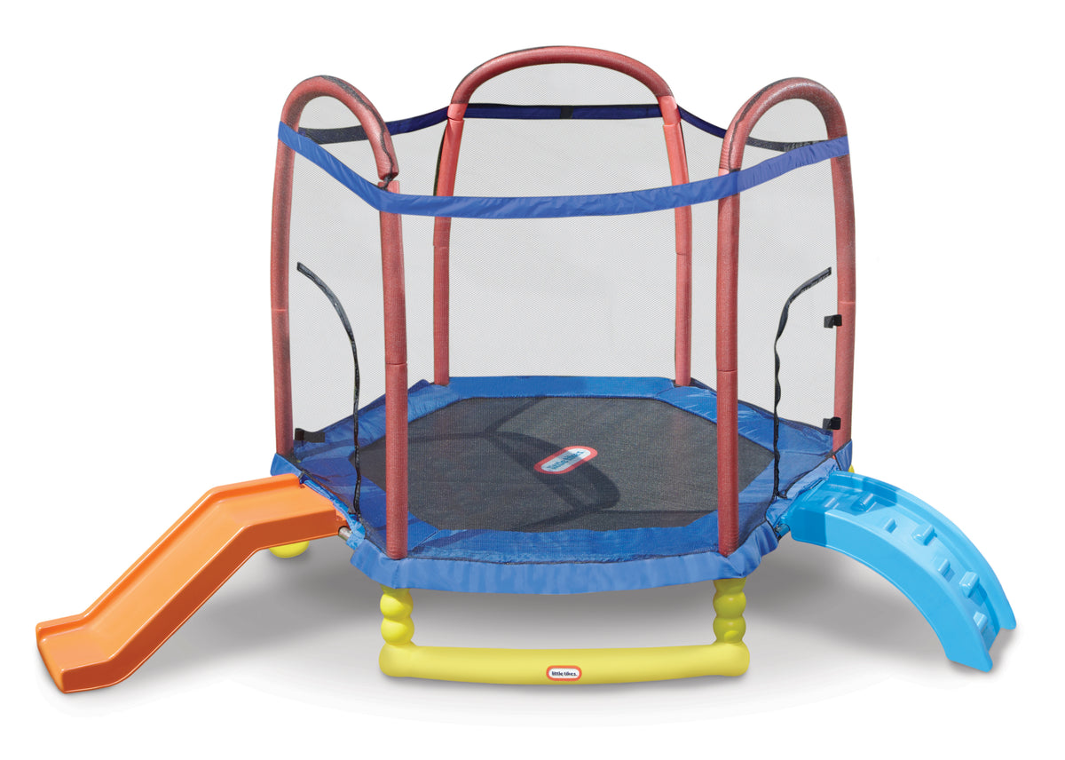 LITTLE TIKES 7' C.SLIDE TRAMPOLINE C16