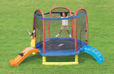 LITTLE TIKES 7' C.SLIDE TRAMPOLINE C16