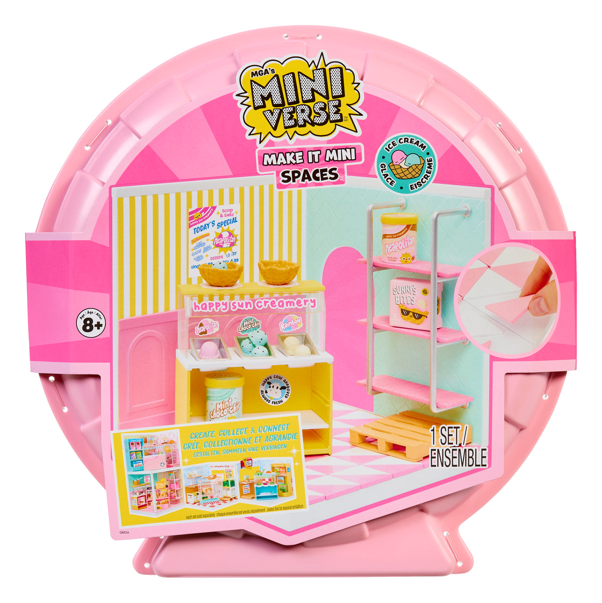 MGA's Miniverse Spaces Starter Pack Pink