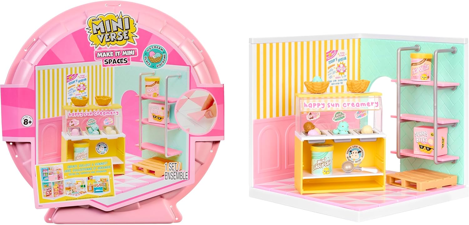 MGA's Miniverse Spaces Starter Pack Pink