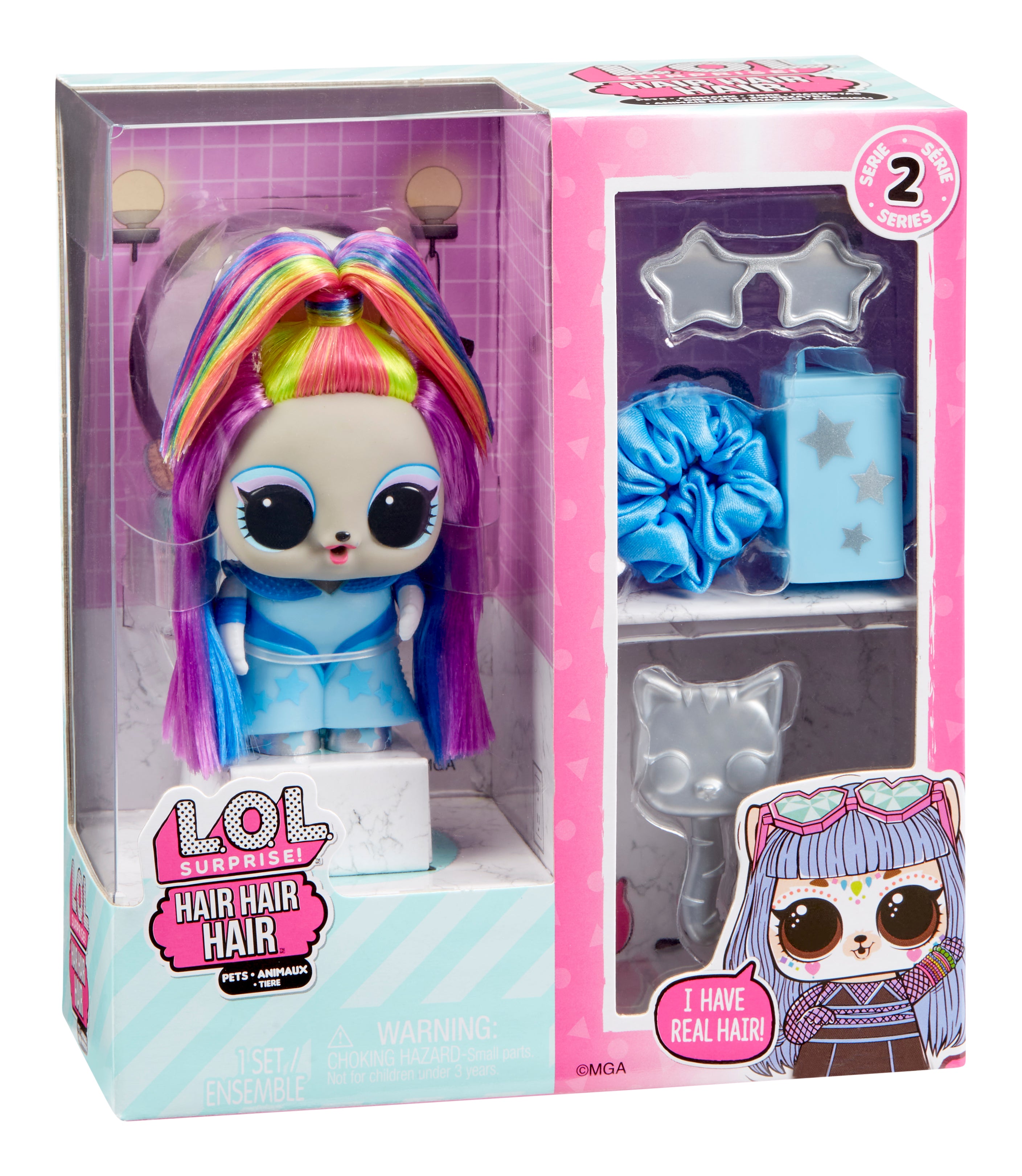 L.O.L. Surprise Hair Pets Asst in PDQ