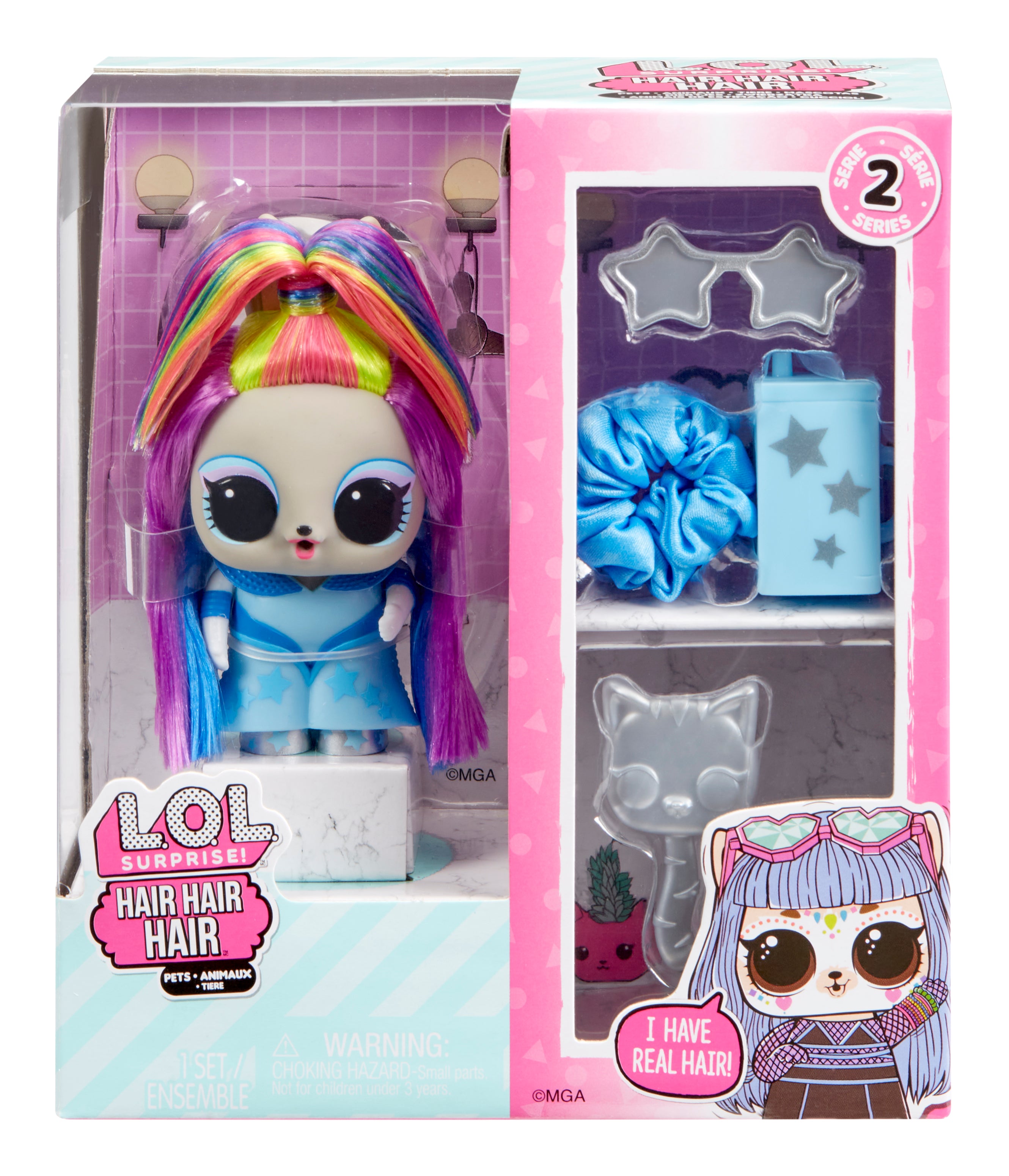 L.O.L. Surprise Hair Pets Asst in PDQ