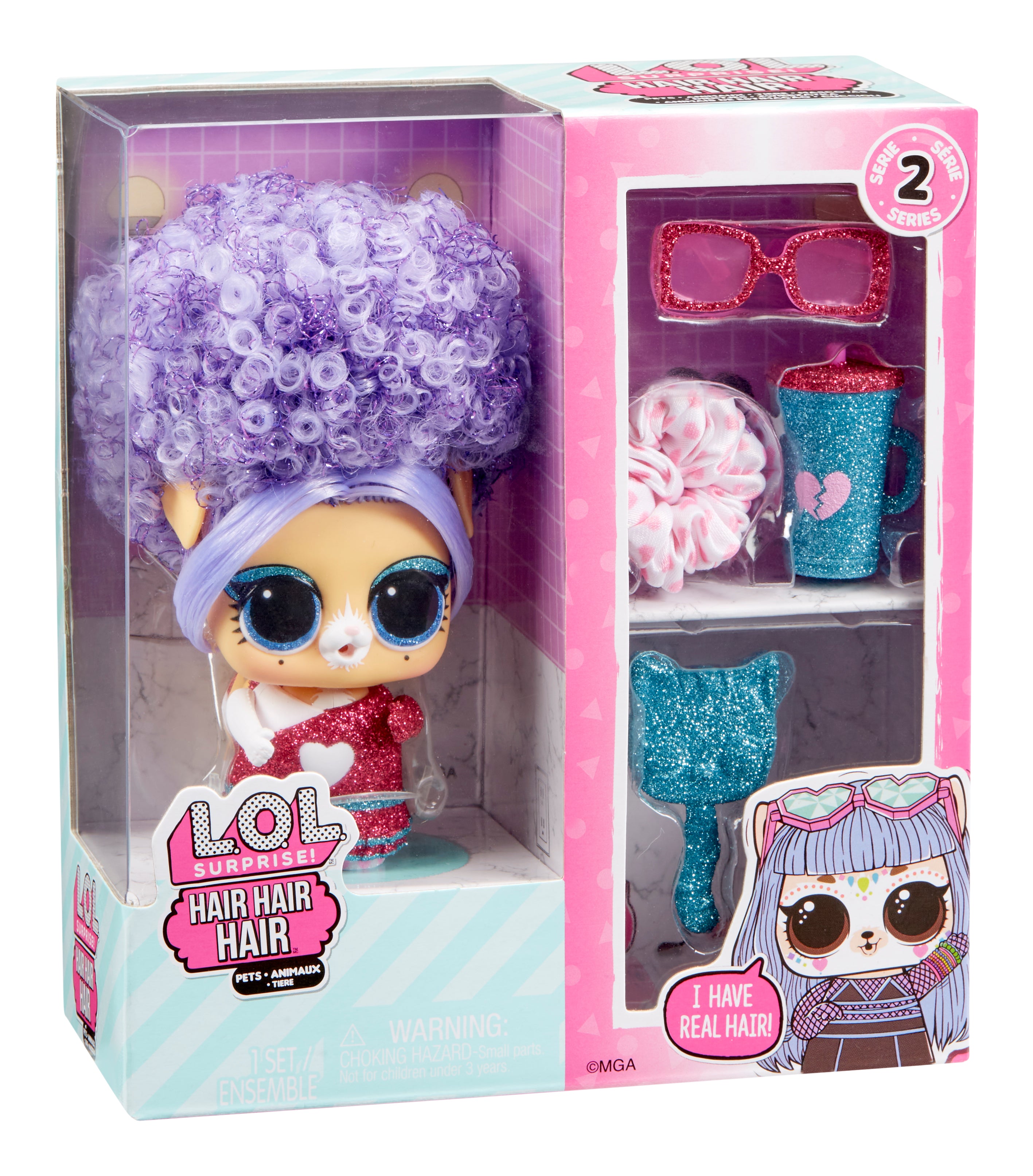 L.O.L. Surprise Hair Pets Asst in PDQ
