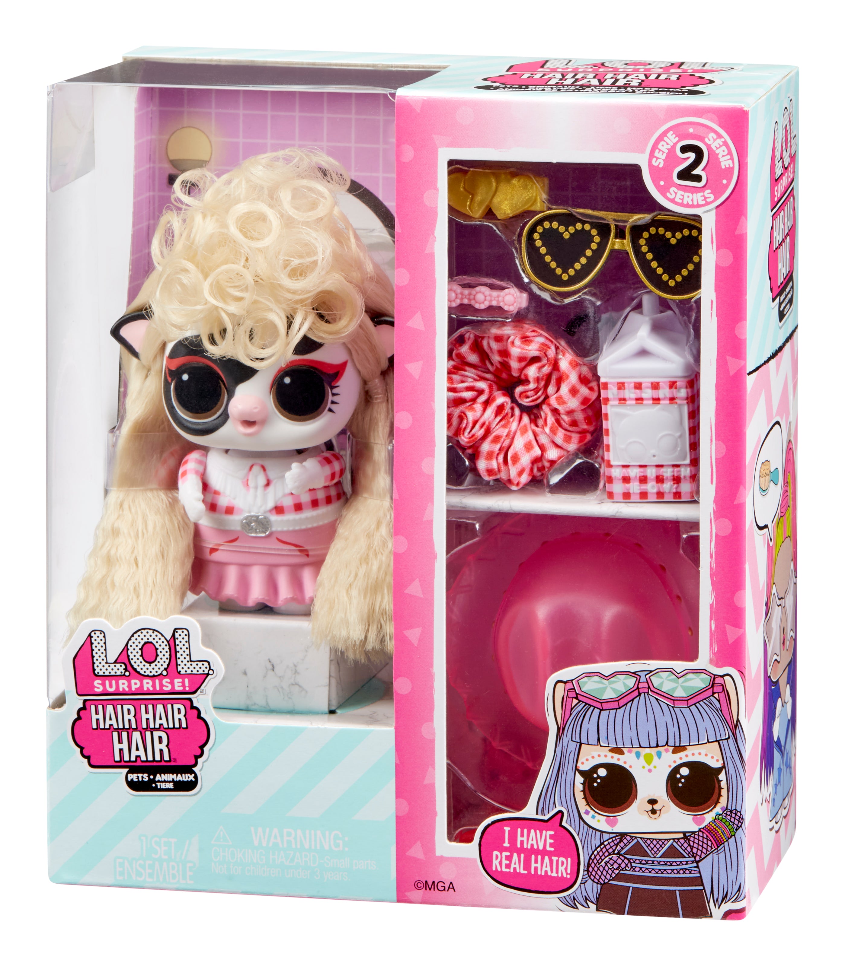 L.O.L. Surprise Hair Pets Asst in PDQ