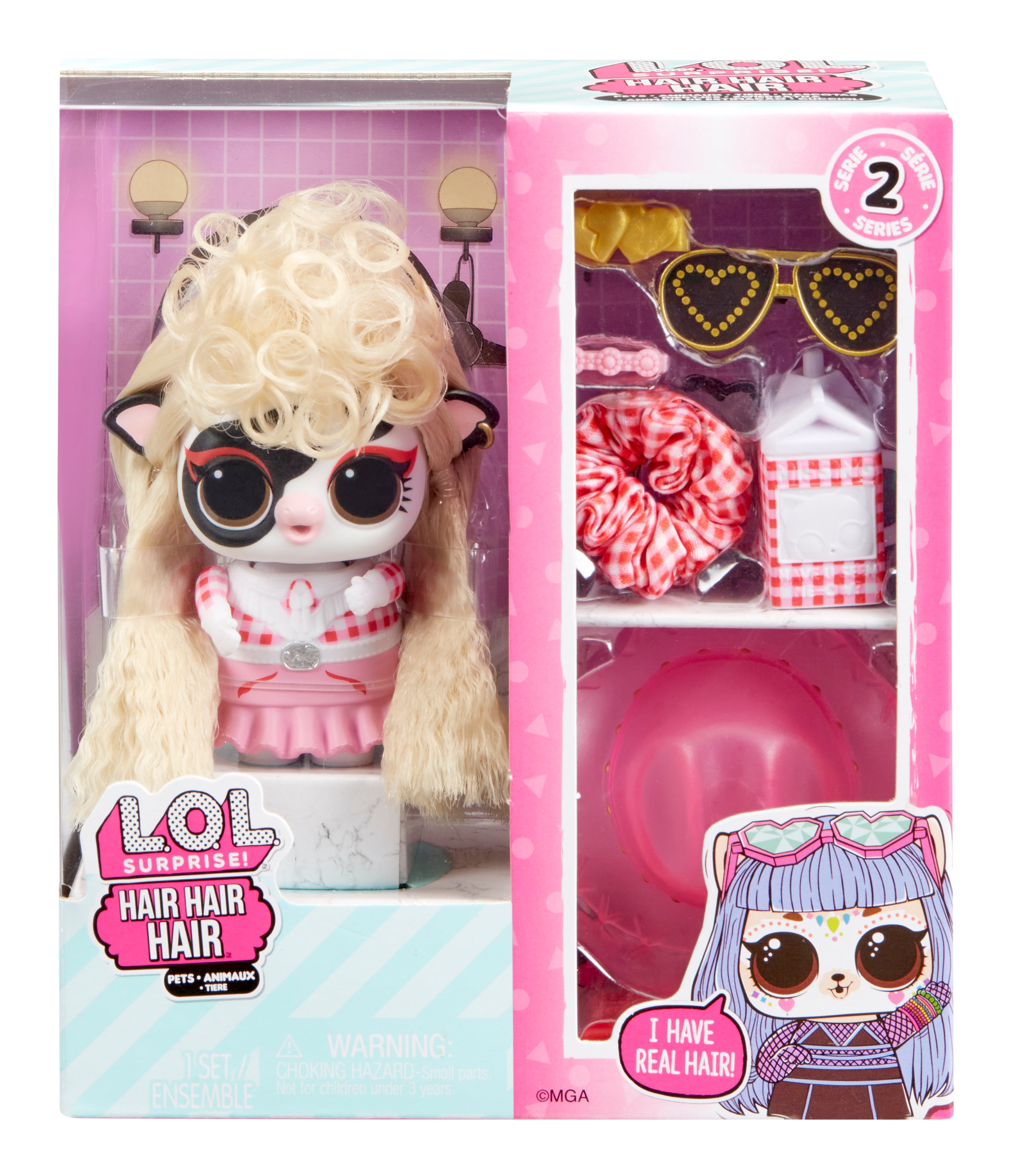 L.O.L. Surprise Hair Pets Asst in PDQ