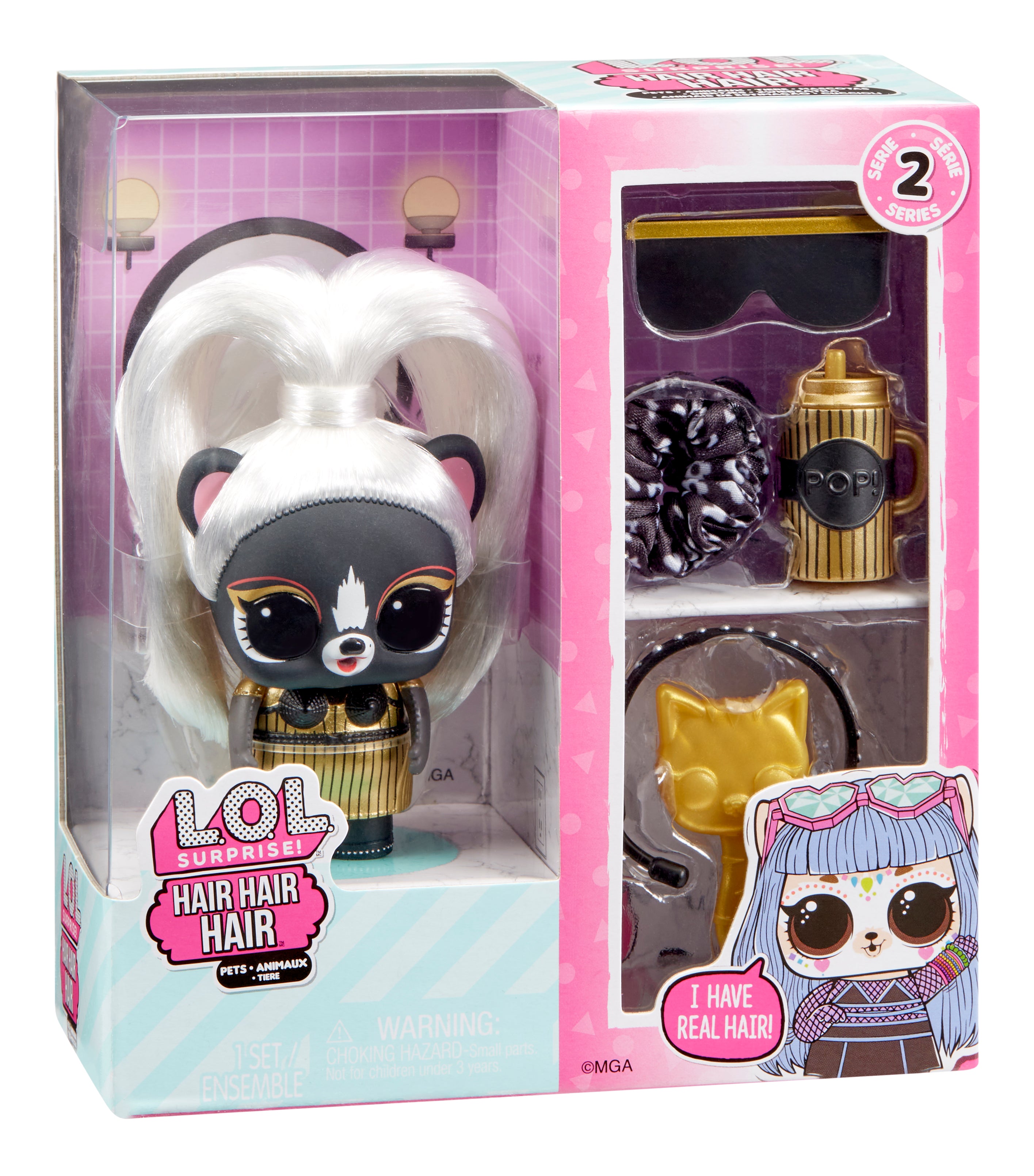 L.O.L. Surprise Hair Pets Asst in PDQ