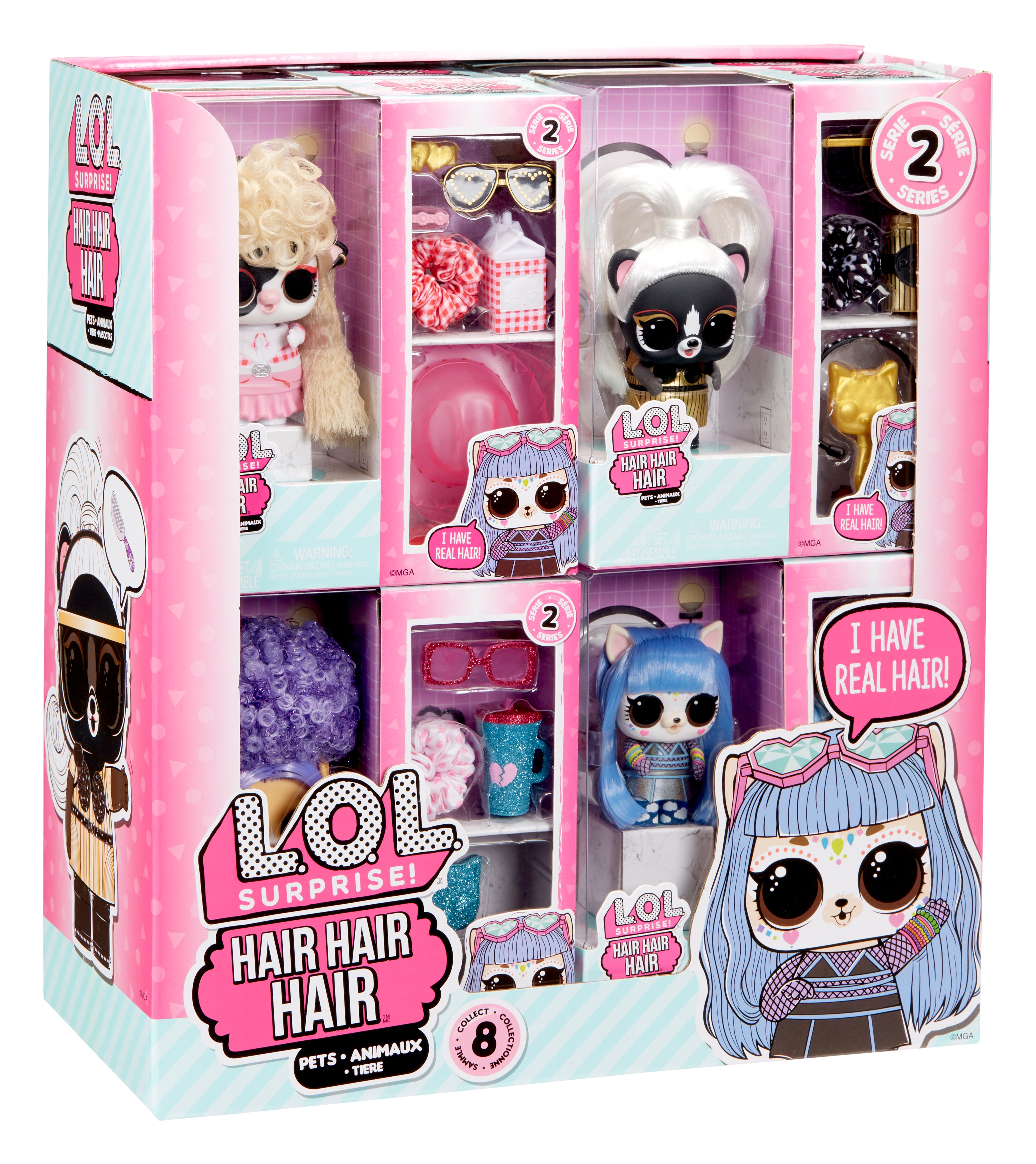 L.O.L. Surprise Hair Pets Asst in PDQ