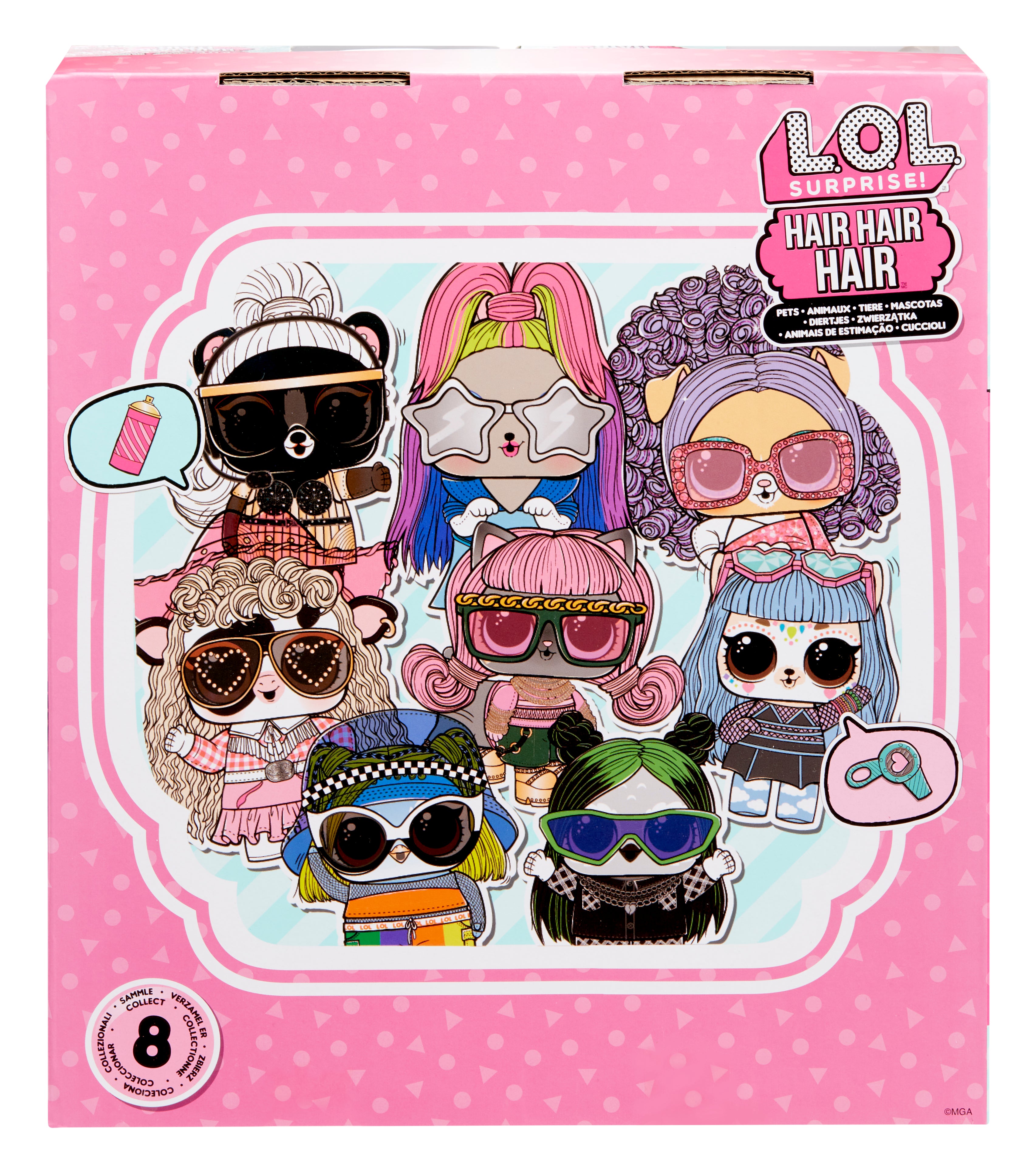 L.O.L. Surprise Hair Pets Asst in PDQ