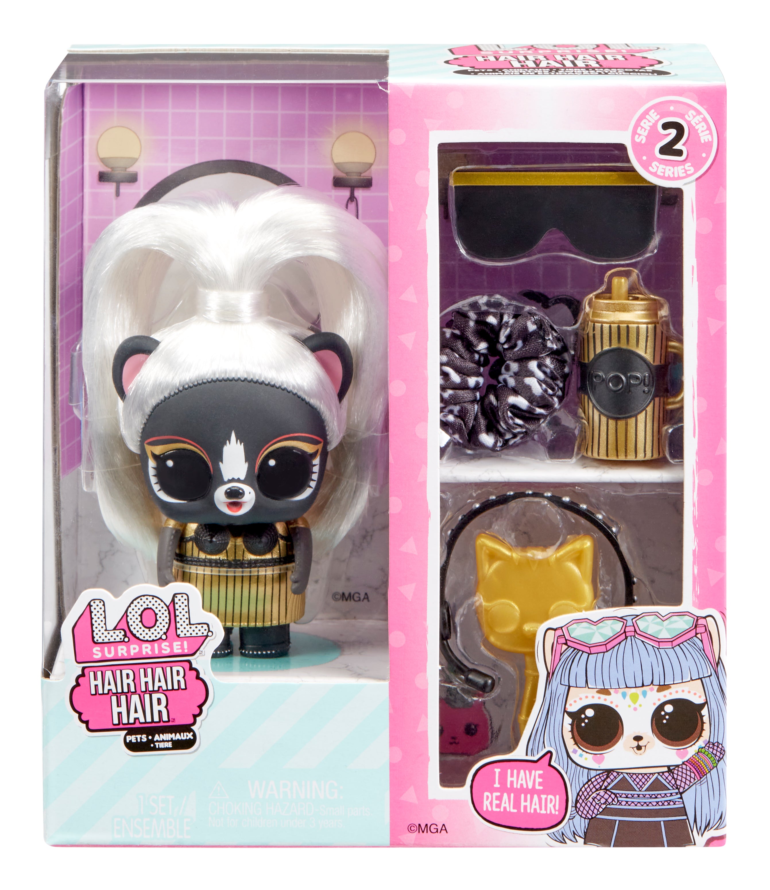 L.O.L. Surprise Hair Pets Asst in PDQ