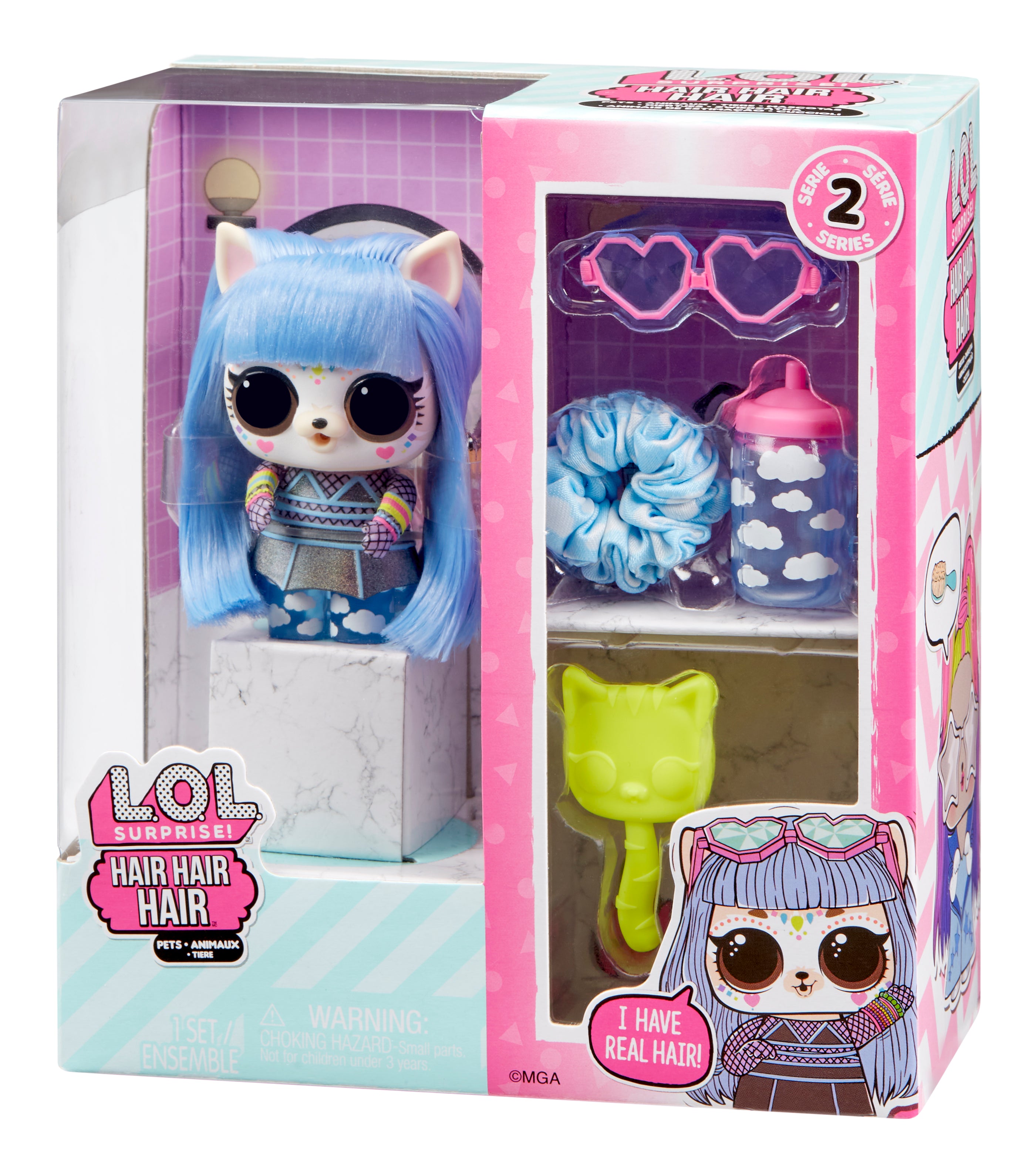 L.O.L. Surprise Hair Pets Asst in PDQ