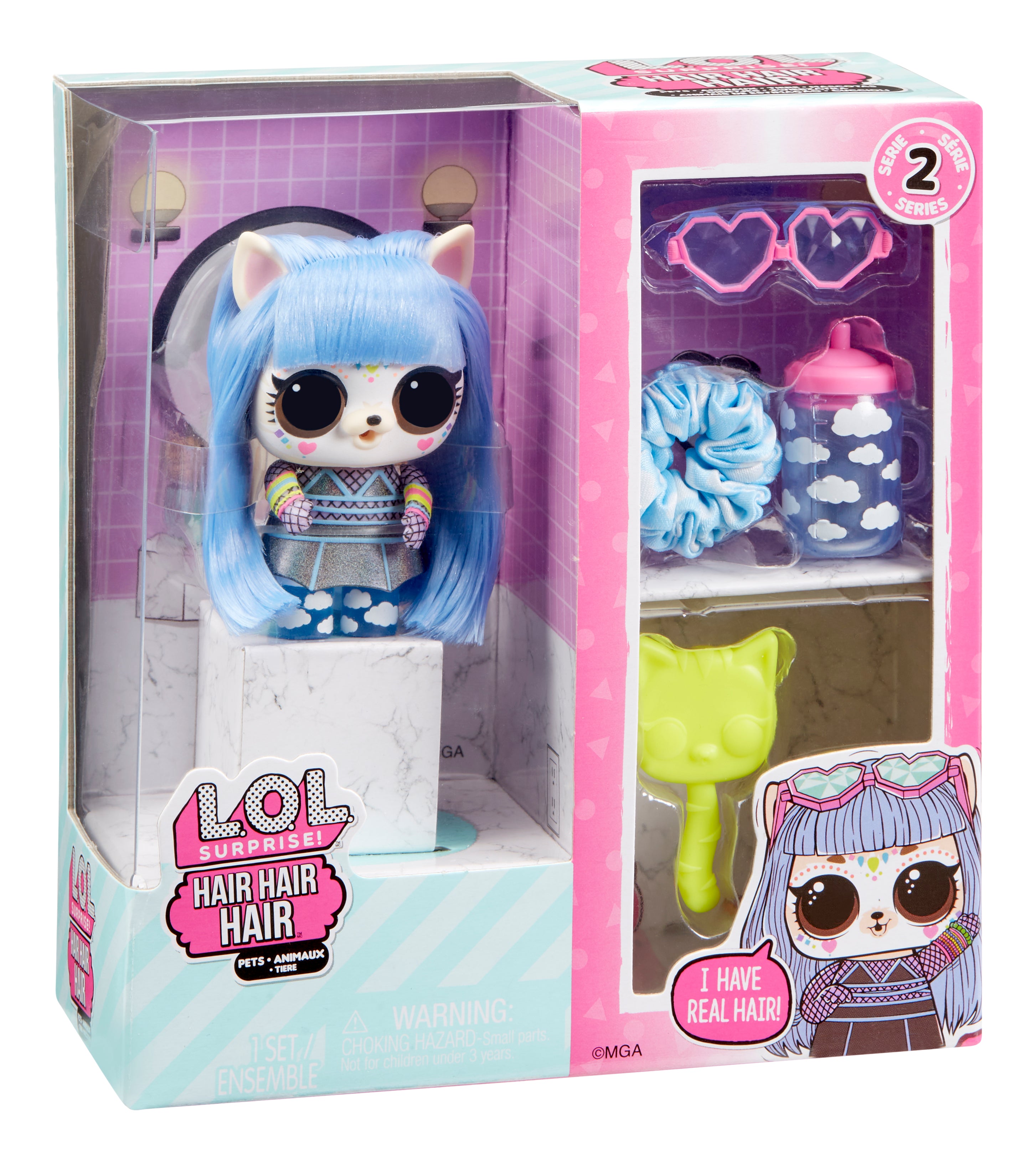 L.O.L. Surprise Hair Pets Asst in PDQ