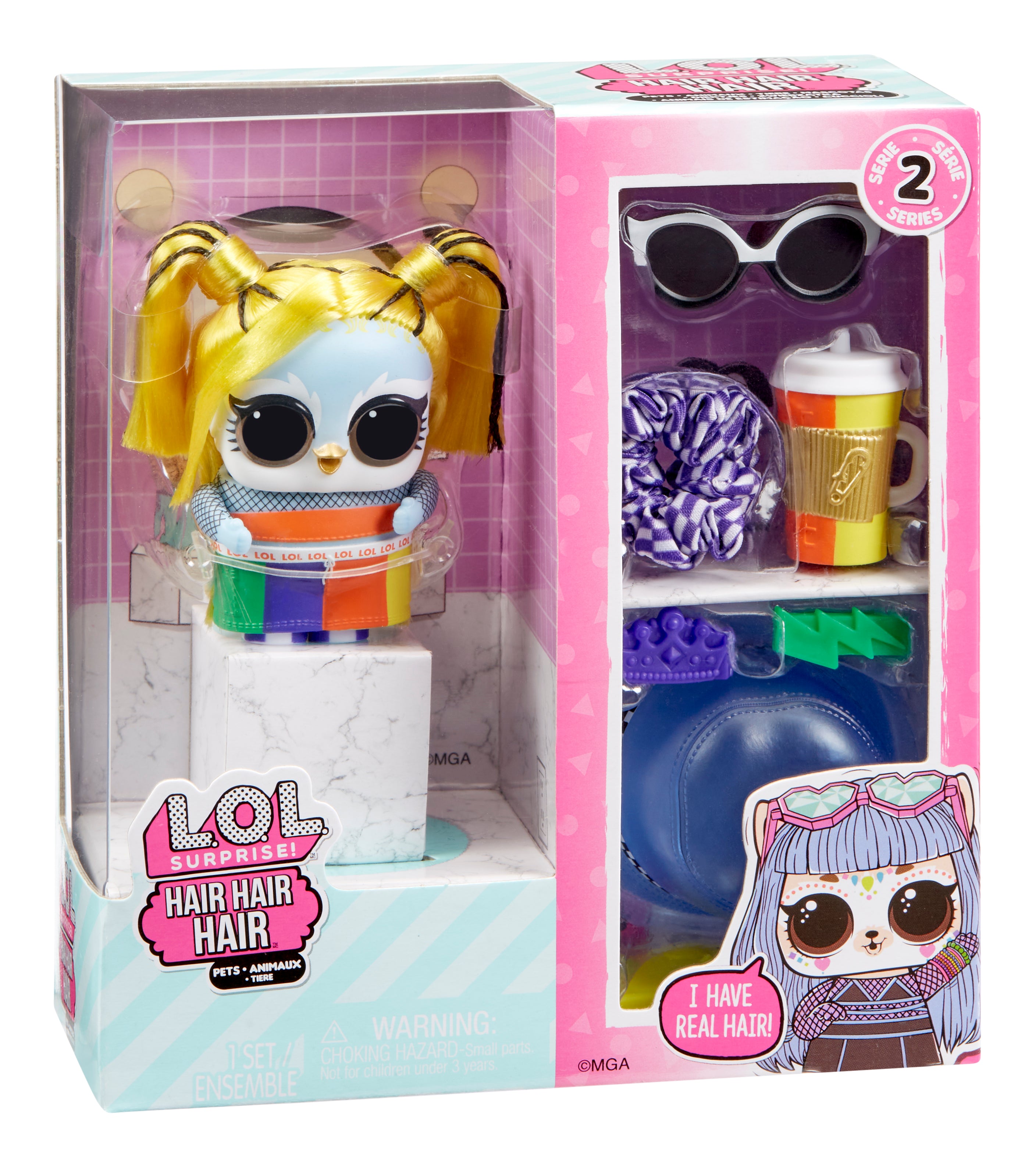 L.O.L. Surprise Hair Pets Asst in PDQ