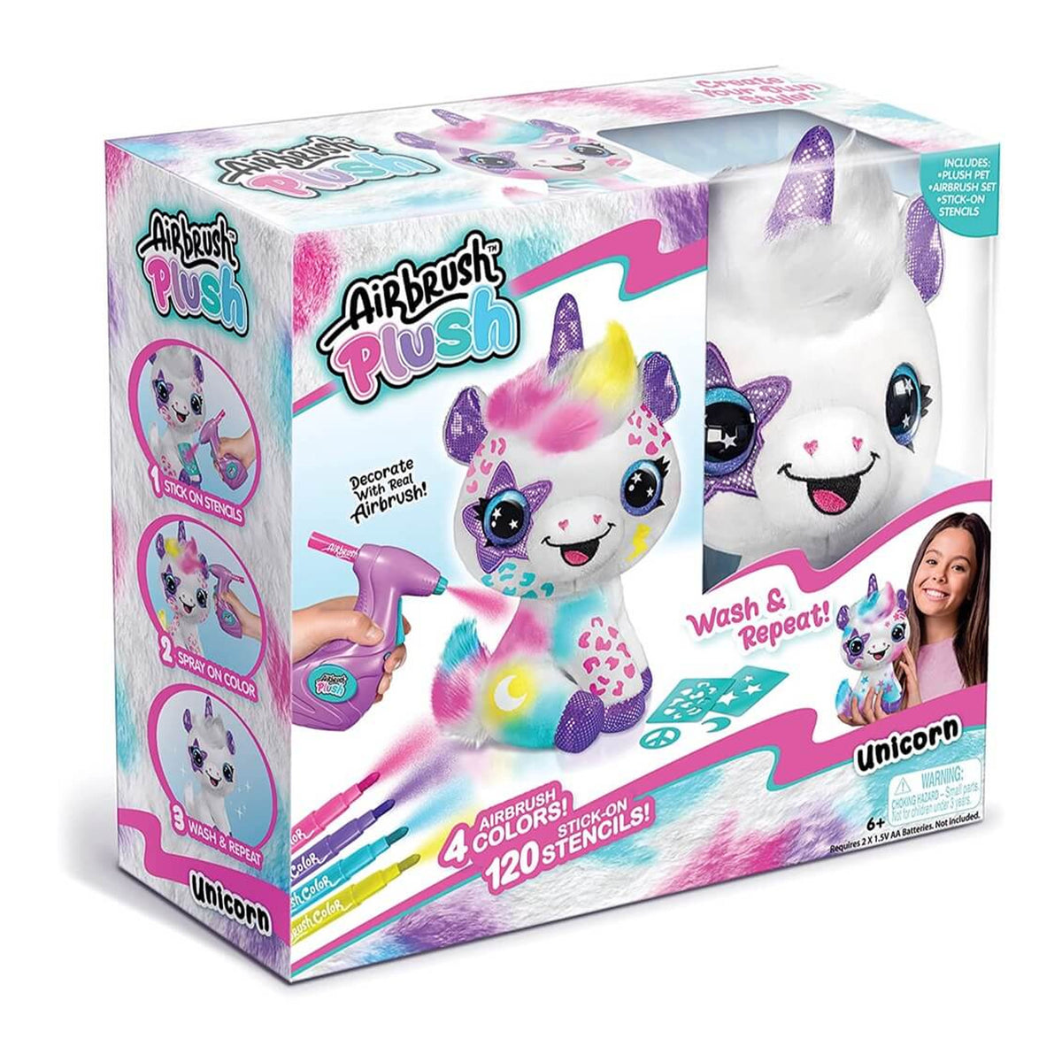 Airbrush Plush - Unicorn