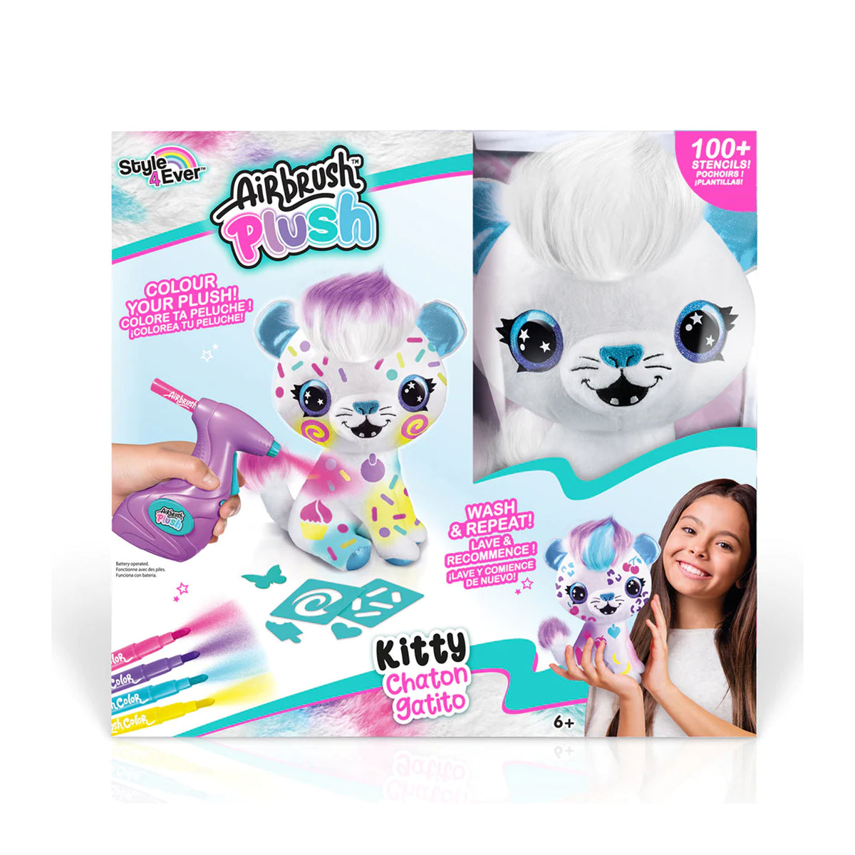 Airbrush Plush - Kitty