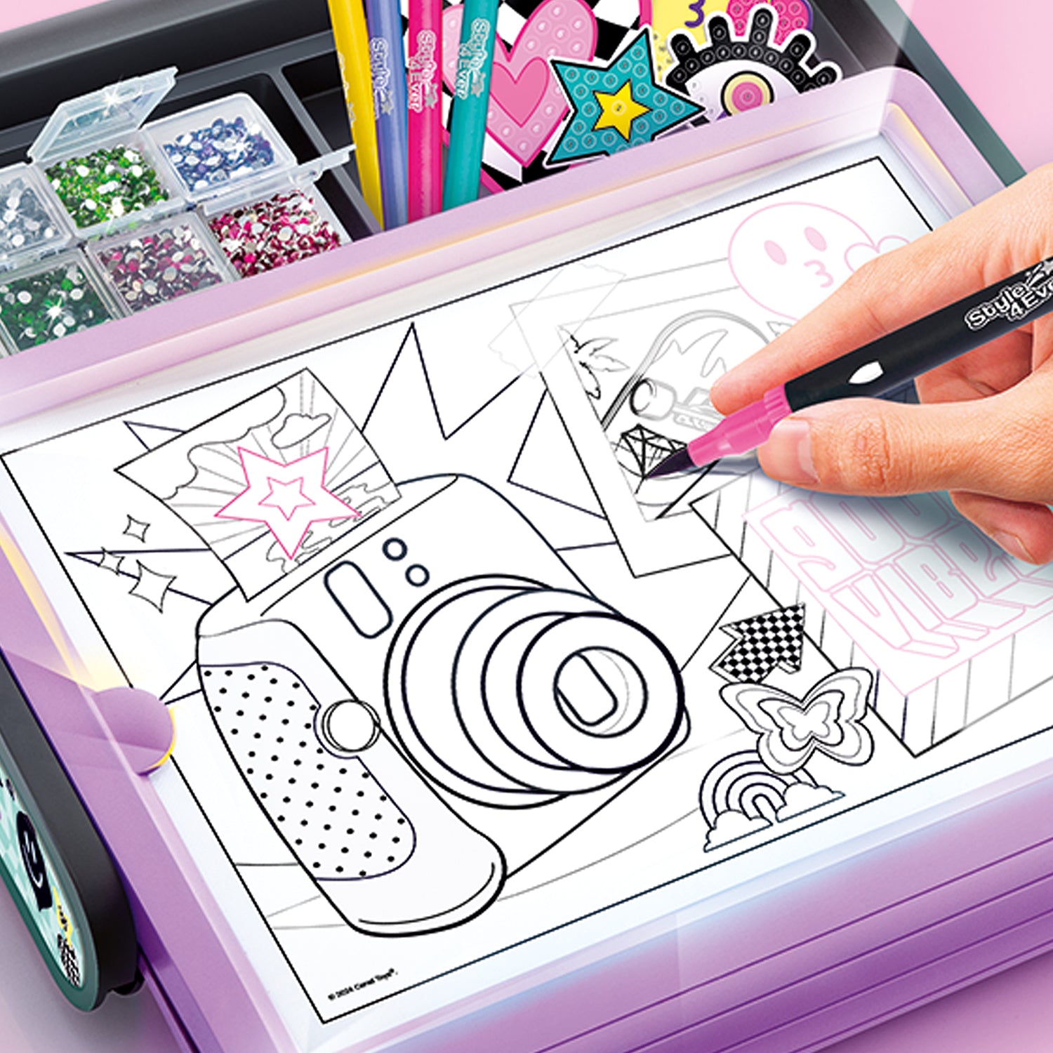 Diamond Art 3 in 1 LED Case