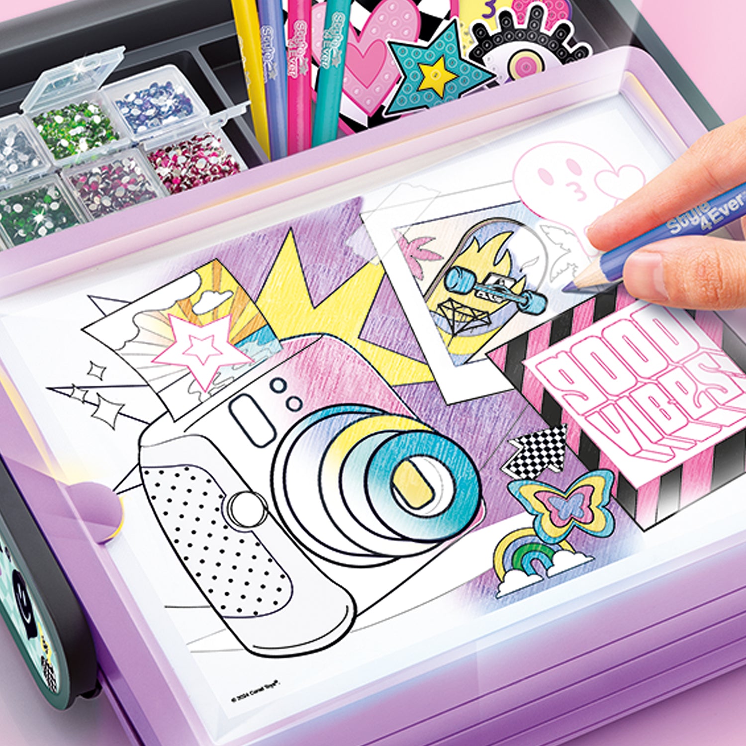 Diamond Art 3 in 1 LED Case