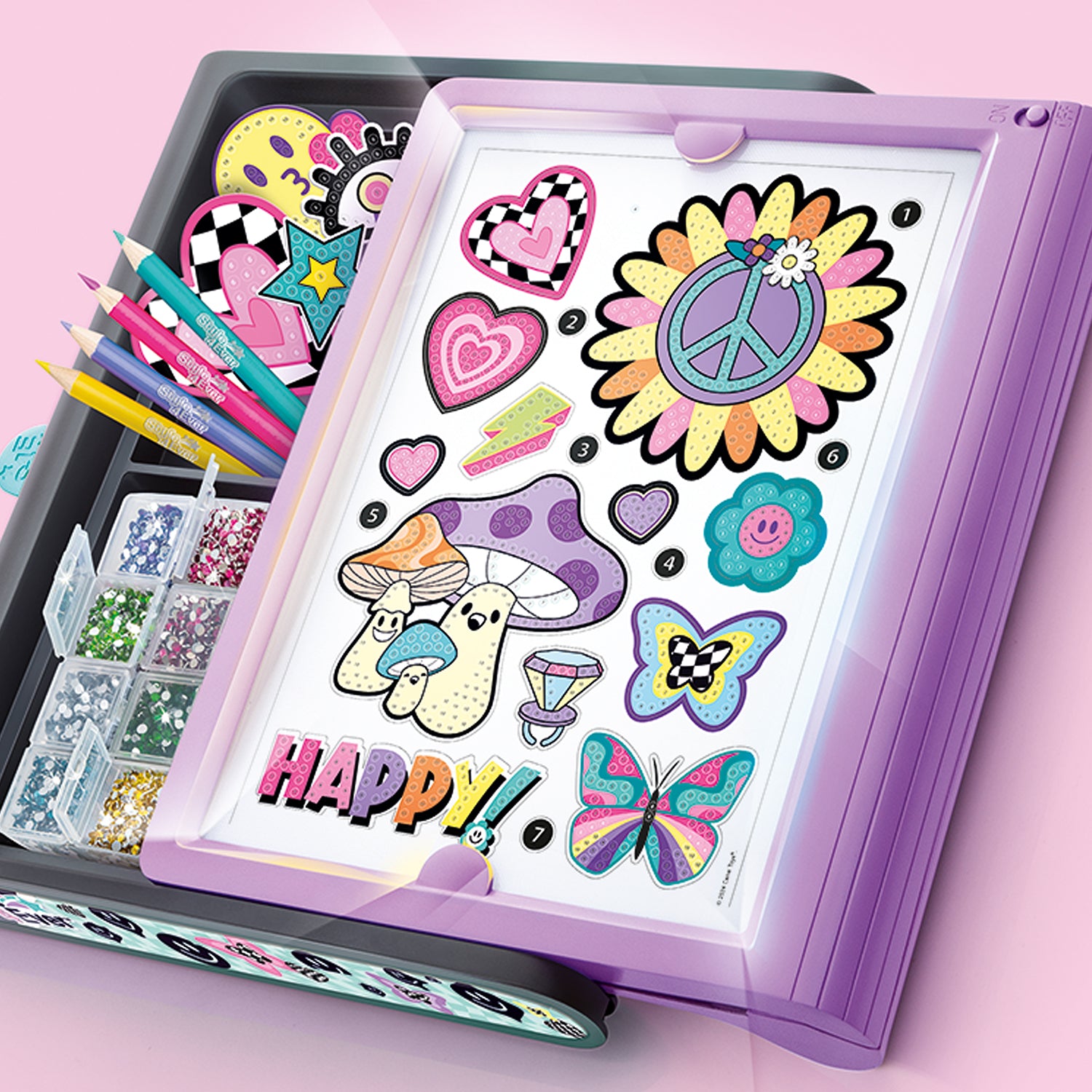 Diamond Art 3 in 1 LED Case